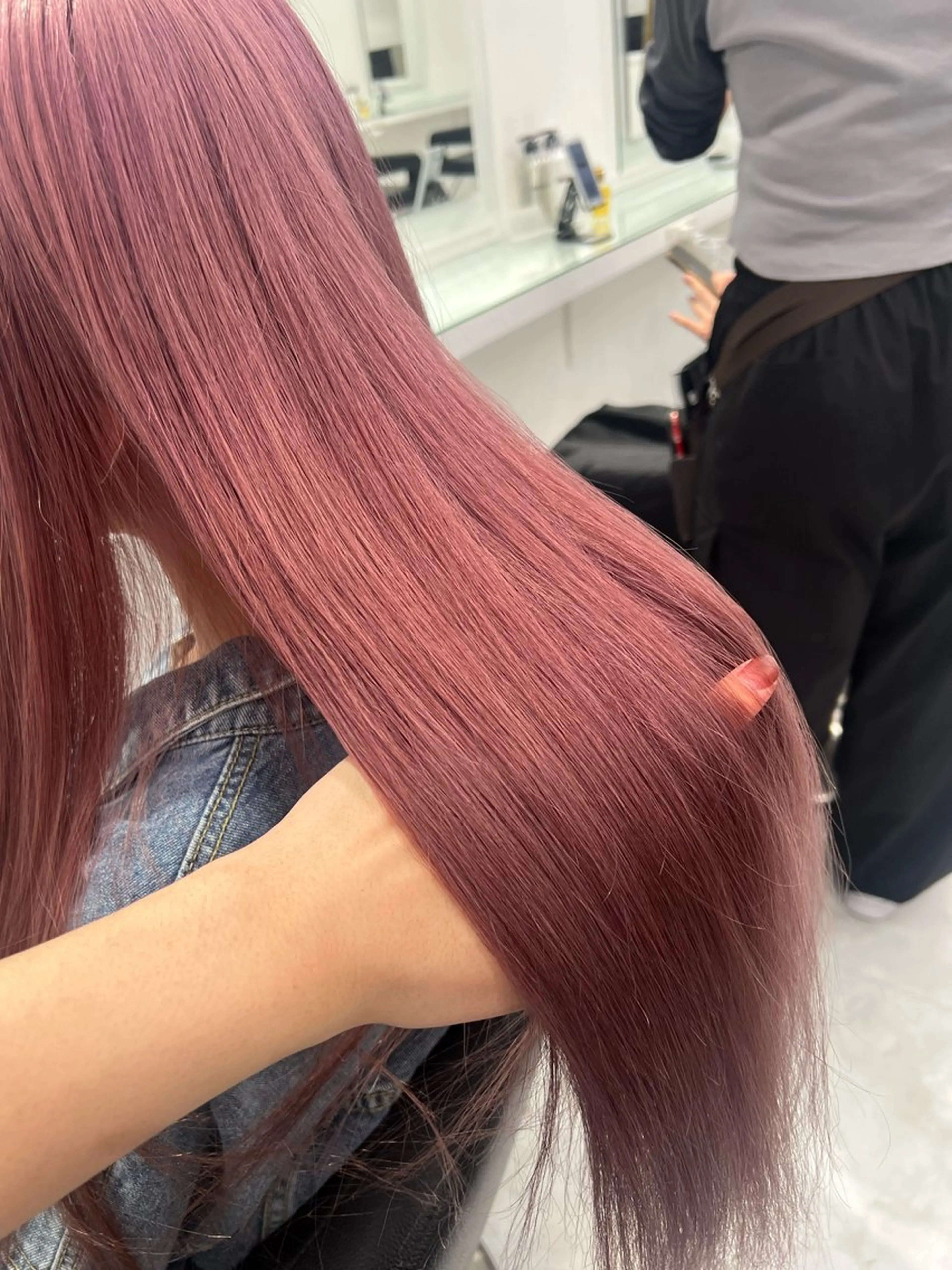 カラー ヘアカラー トリートメント ヘッドスパ ヘアセット ブリーチなし透明感 💗RYOTAのヘアスタイル