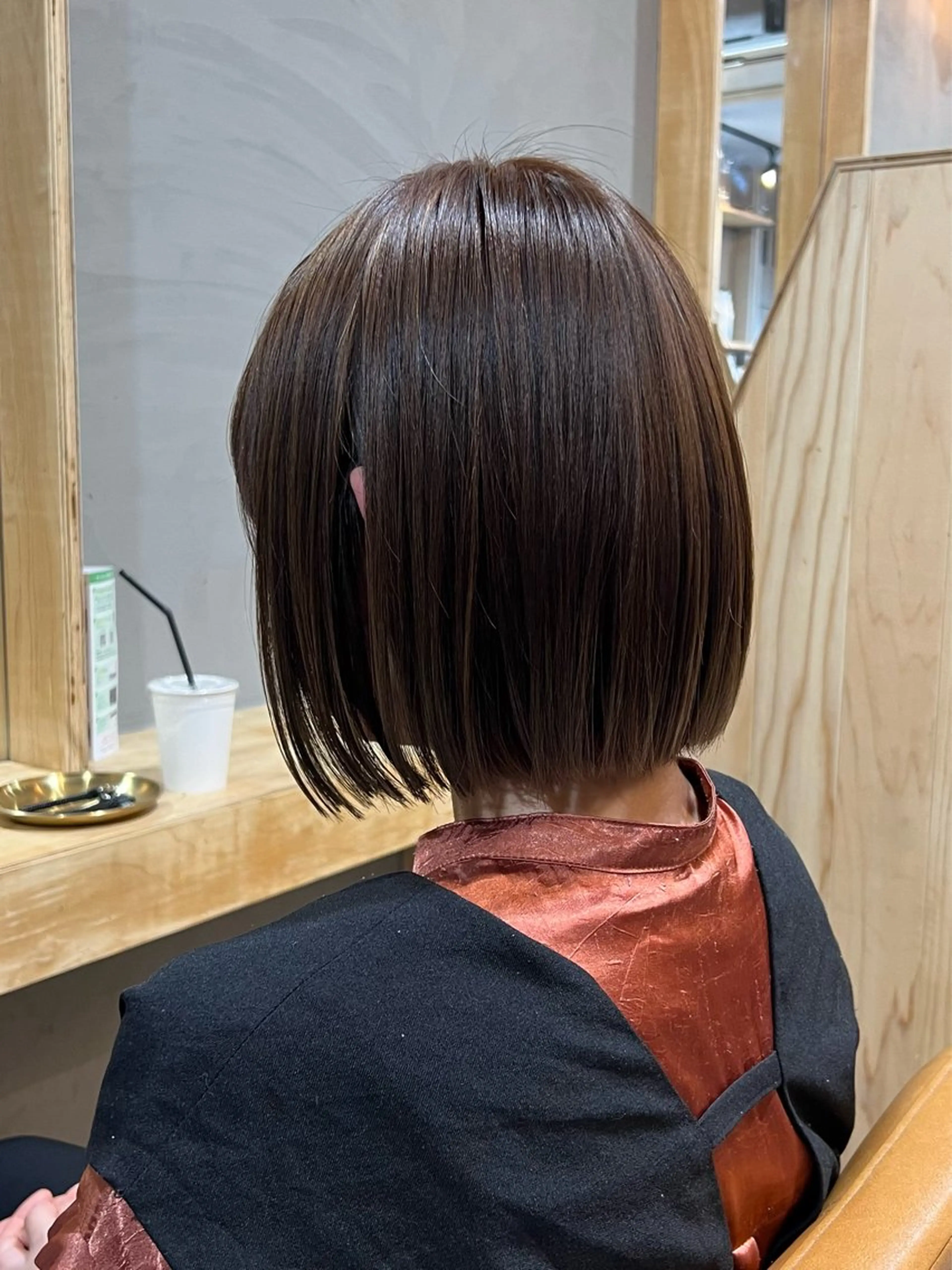 ショート カラー ボブ 神戸ボブ✂️ ioe三宮/田 伸佳のヘアスタイル