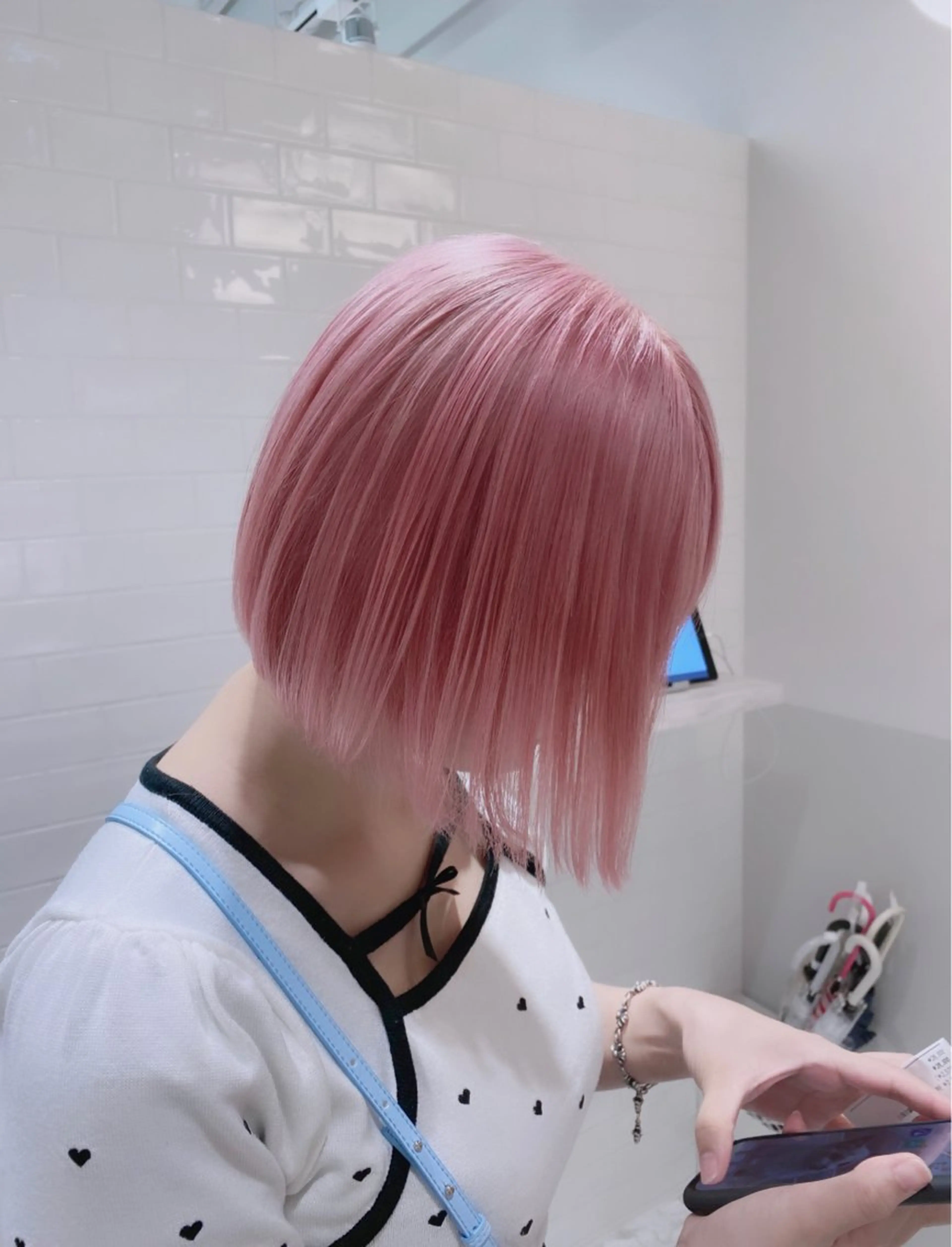 ミディアム カラー ヘアアレンジ メンズ SALOWIN所属・ハイトーン美容師 MASATOのヘアスタイル