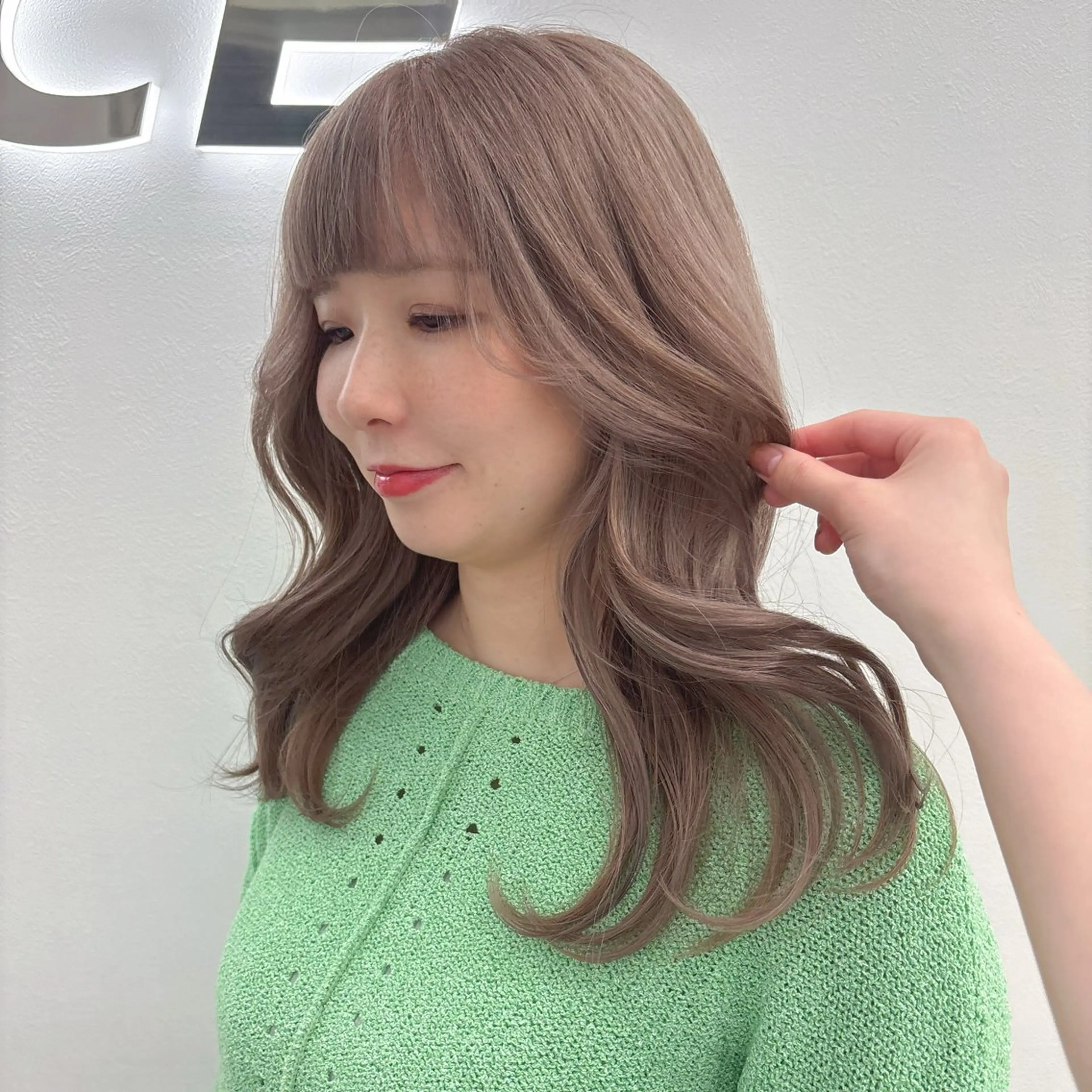 カラー ヘアカラー トリートメント Wカラー/暖色/べ ージュりく©︎🐝のヘアスタイル