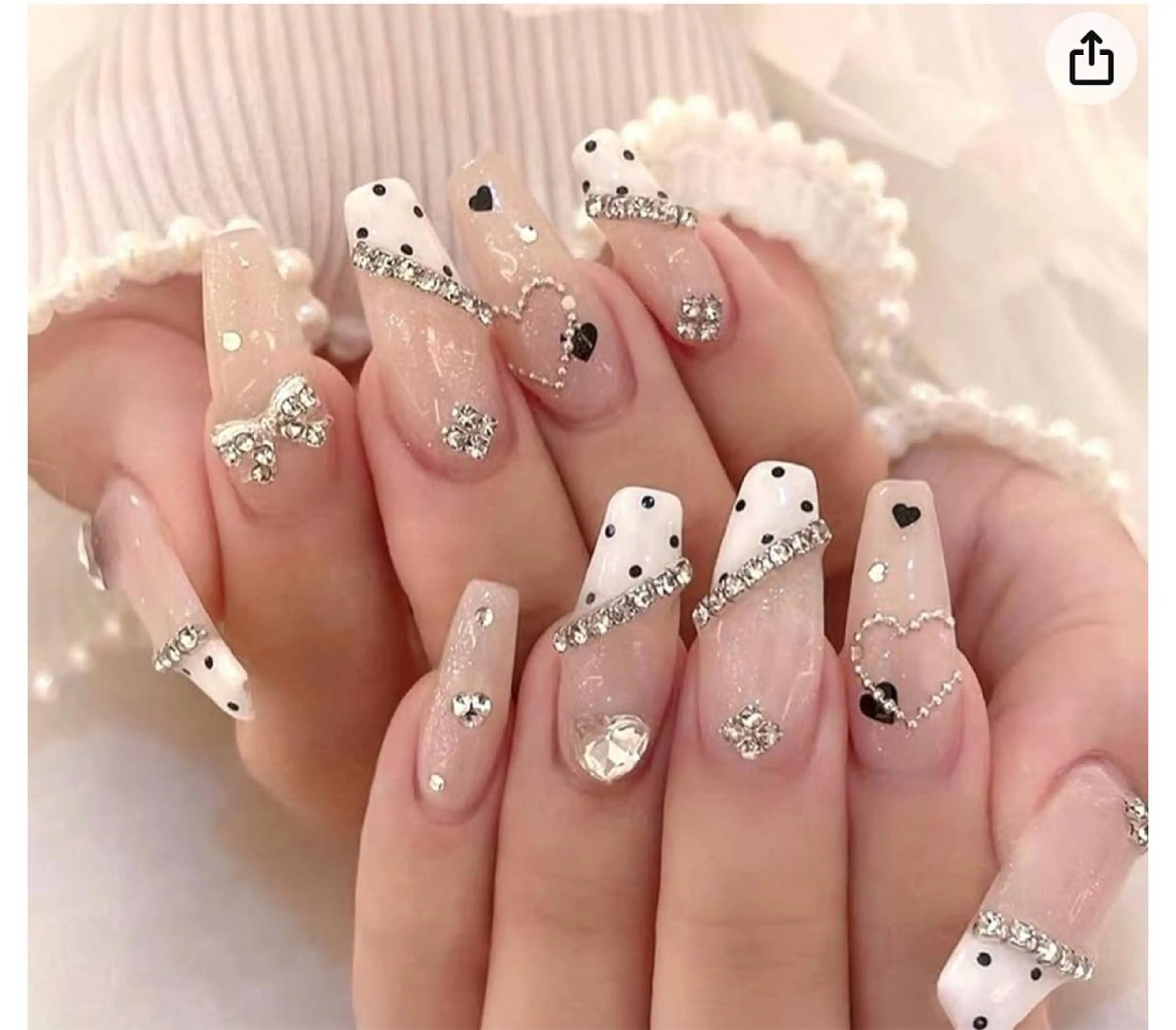 ネイル フレンチネイル キラキラネイル 韓国ネイル シンプルネイル ワンホンネイル ハンドネイル MEI Nailのネイルデザイン