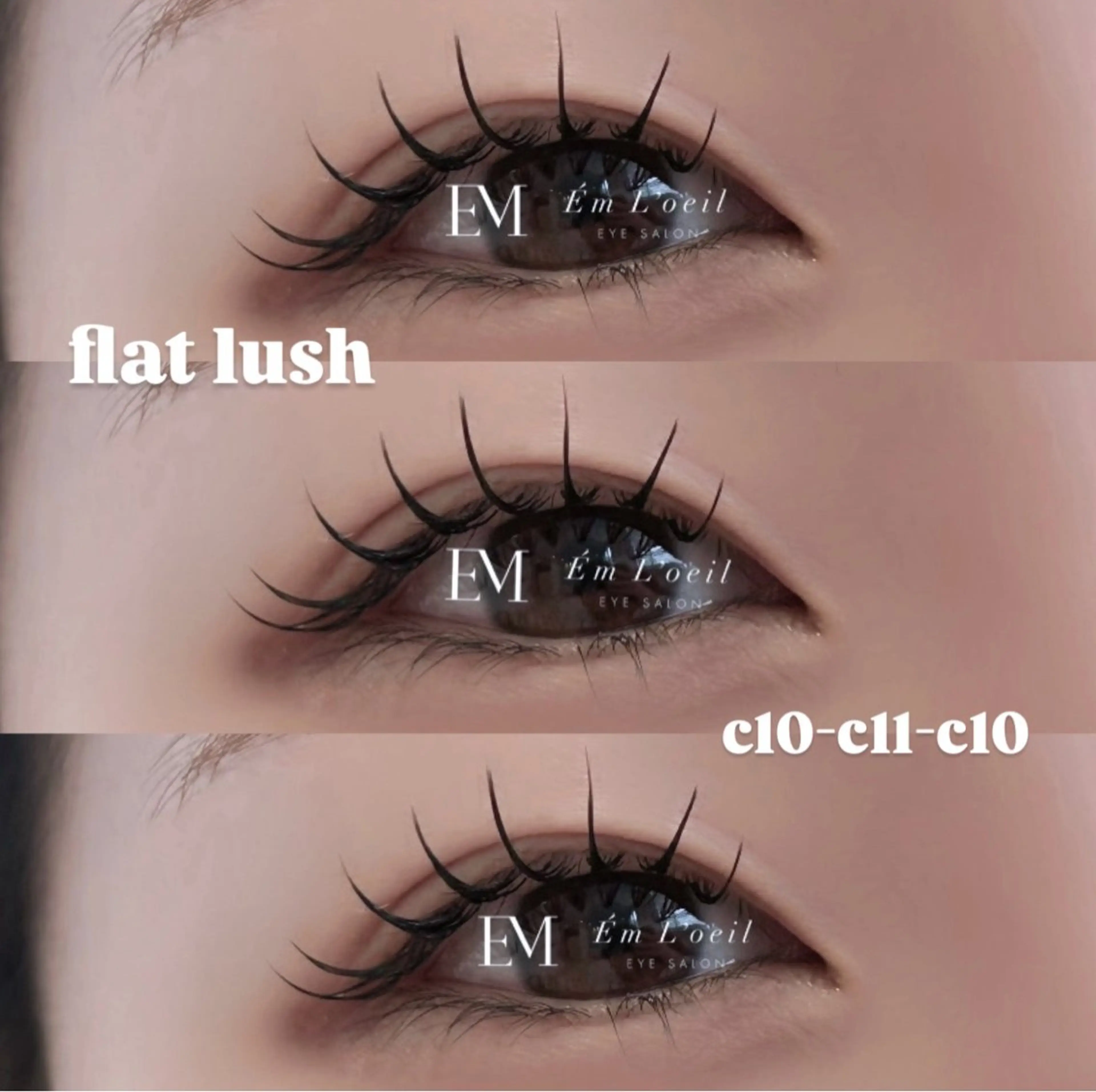 マツエク・マツパ Em Loeil原島 束感まつげ/ユウリのマツエク・マツパデザイン