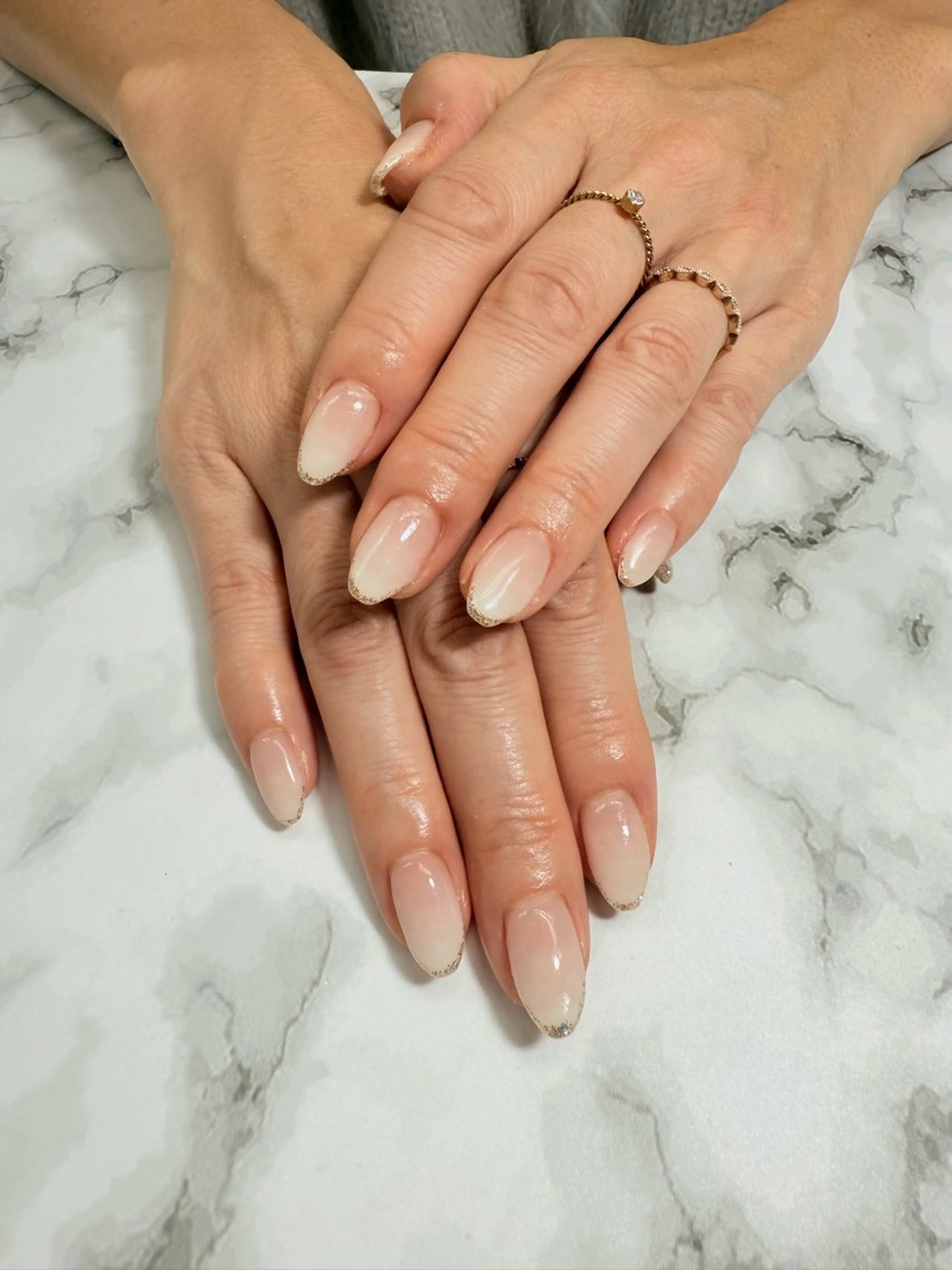 ネイル グラデーション ラメ(グリッター) ハンドネイル k Kanakoのネイルデザイン