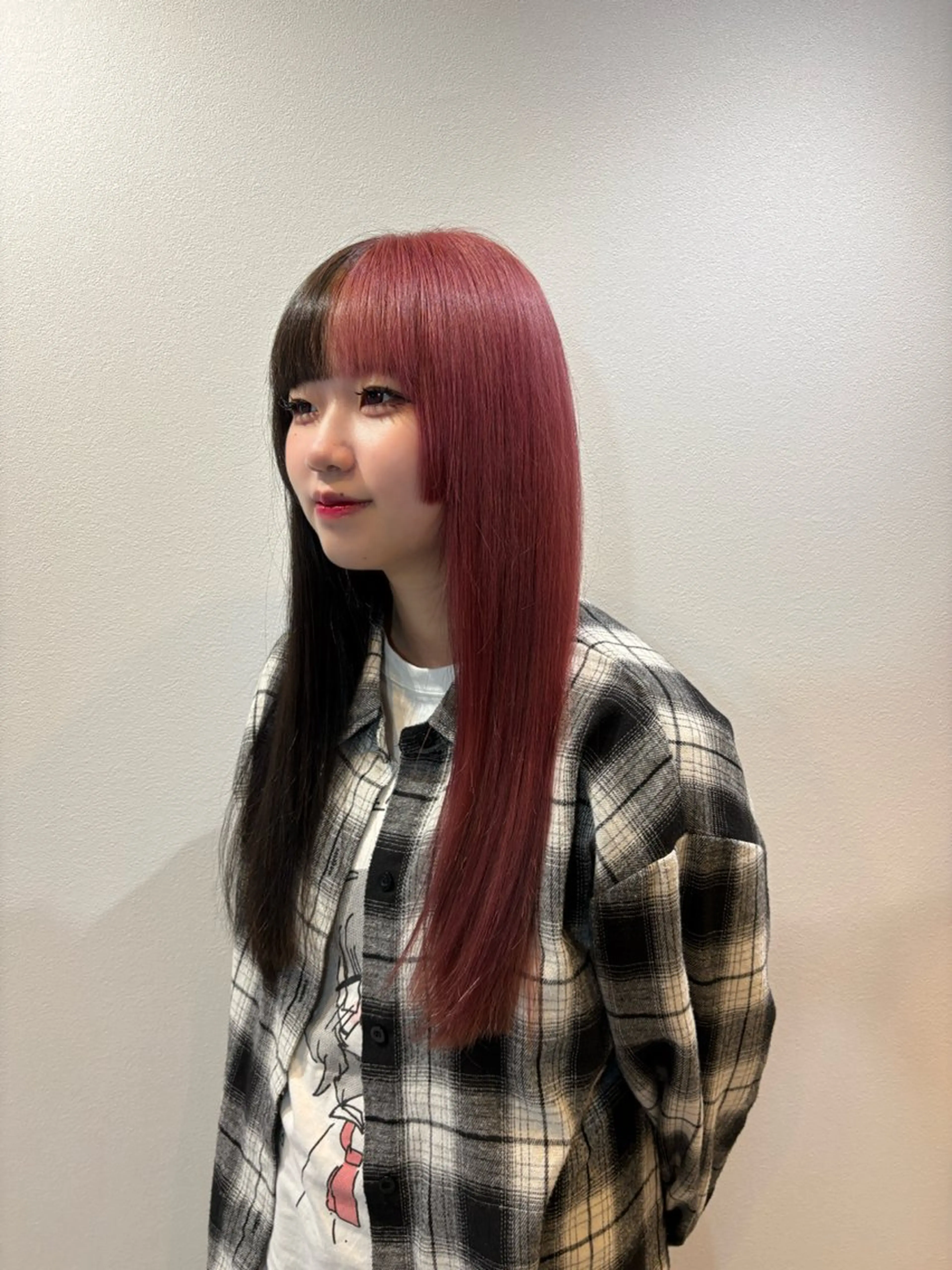 ロング ツートーンカラー カット ヘアカラー トリートメント ショート/レイヤー/ ボブ/安本和史のヘアスタイル