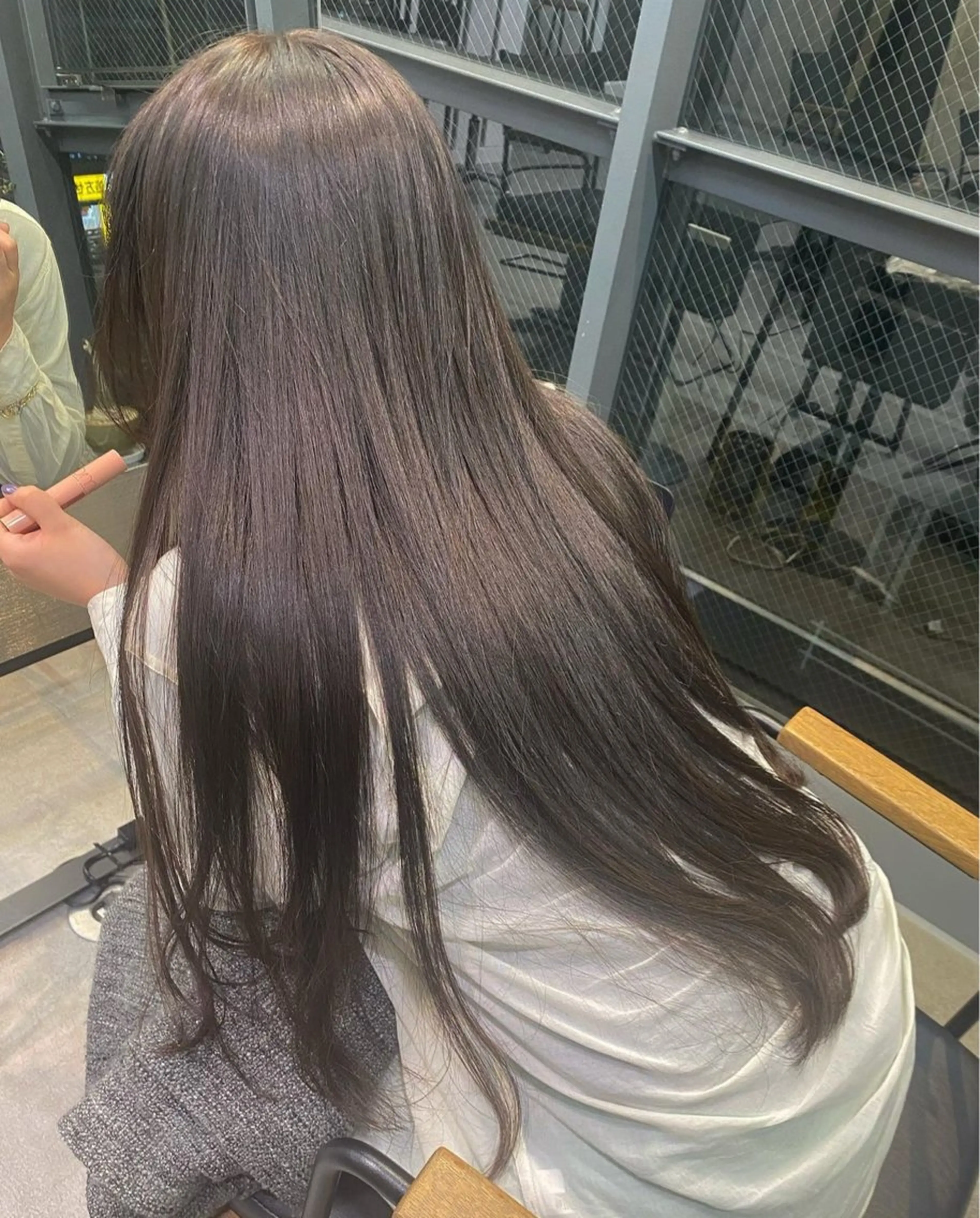 ロング 縮毛矯正 トリートメント レイヤー/ブロンド 透明感カラー/ヒロトのヘアスタイル