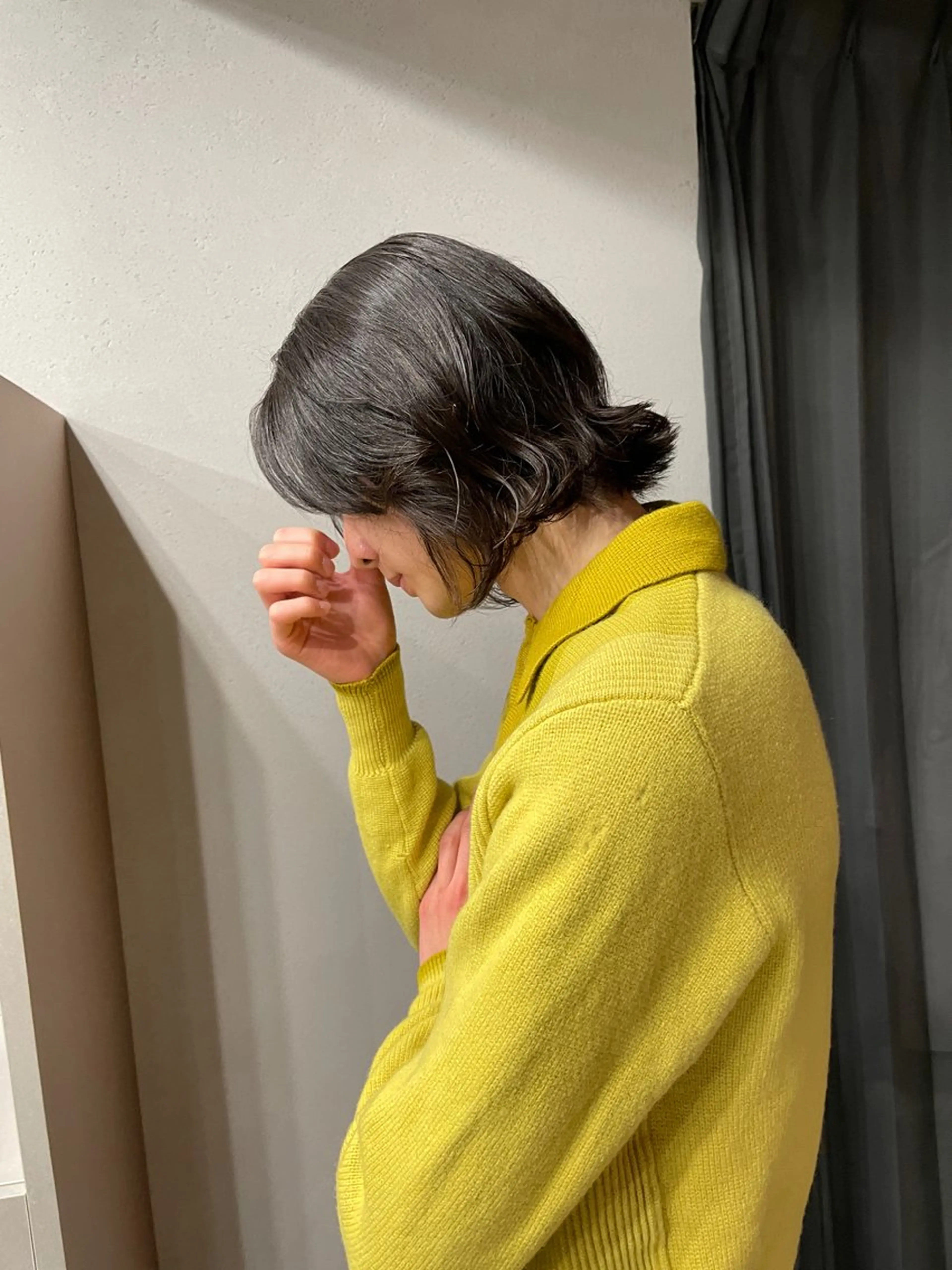 ミディアム カラー パーマ メンズ カット ヘアカラー トリートメント 表参道🌿赤み消し カラー/チナツのヘアスタイル