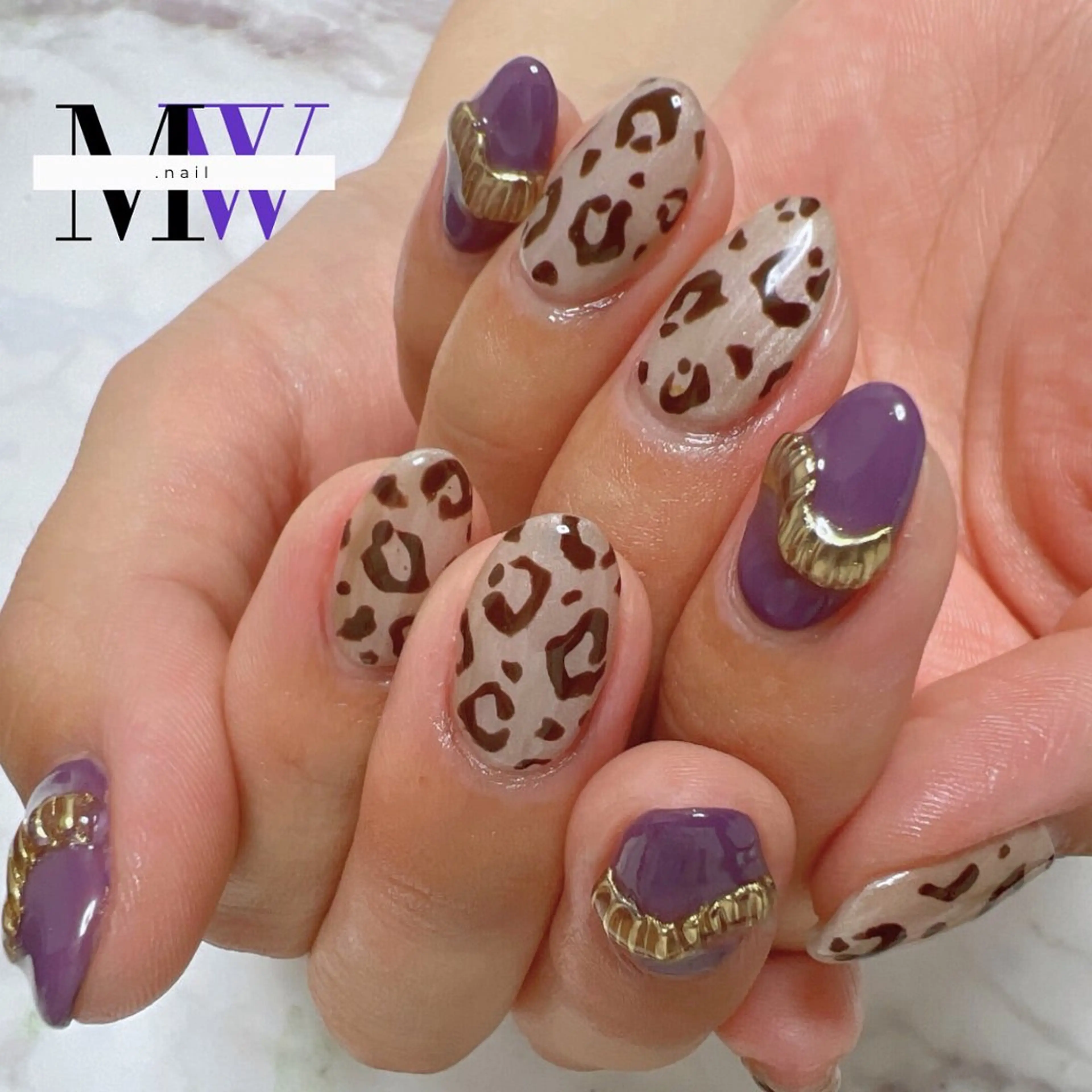 ネイル アートネイル マグネットネイル MW .nailのネイルデザイン