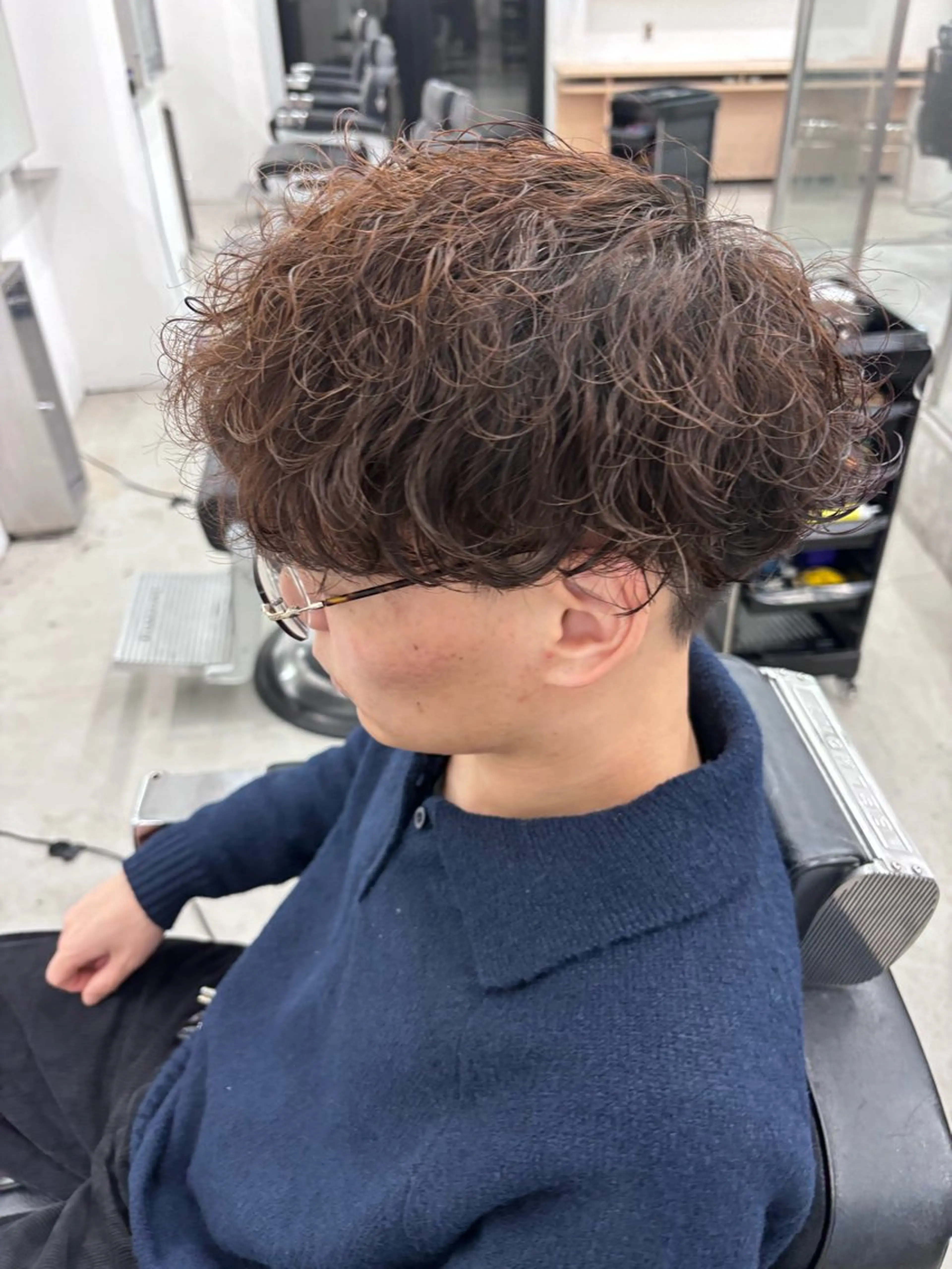 パーマ メンズ カット パーマ トリートメント 土岐 仁/メンズ専門 パーマ特化美容師🌀のヘアスタイル