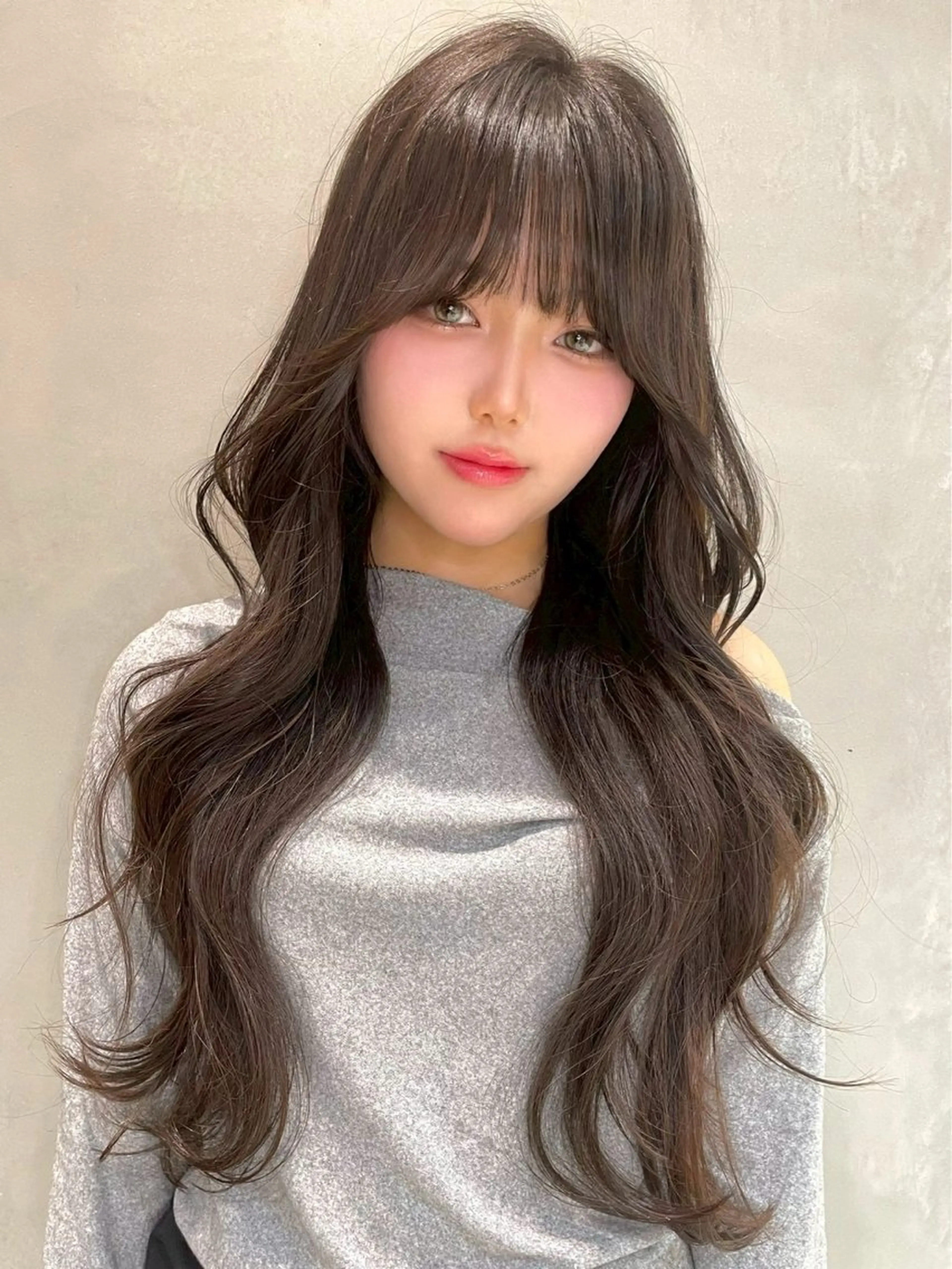 ロング レイヤーカット 髪質改善 中島一斗のヘアスタイル