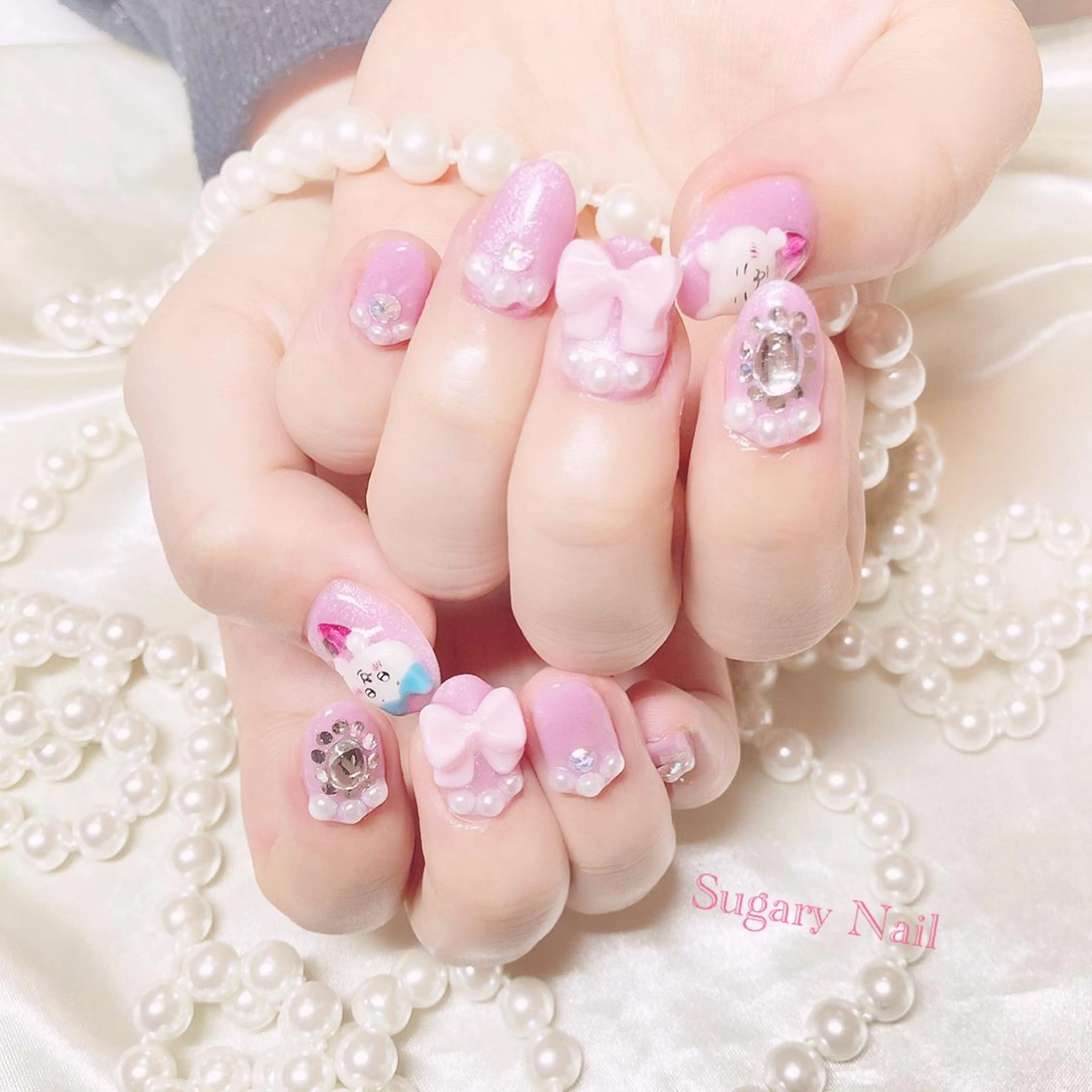 ネイル ハンドネイル フットネイル SugaryNail Rinaのネイルデザイン