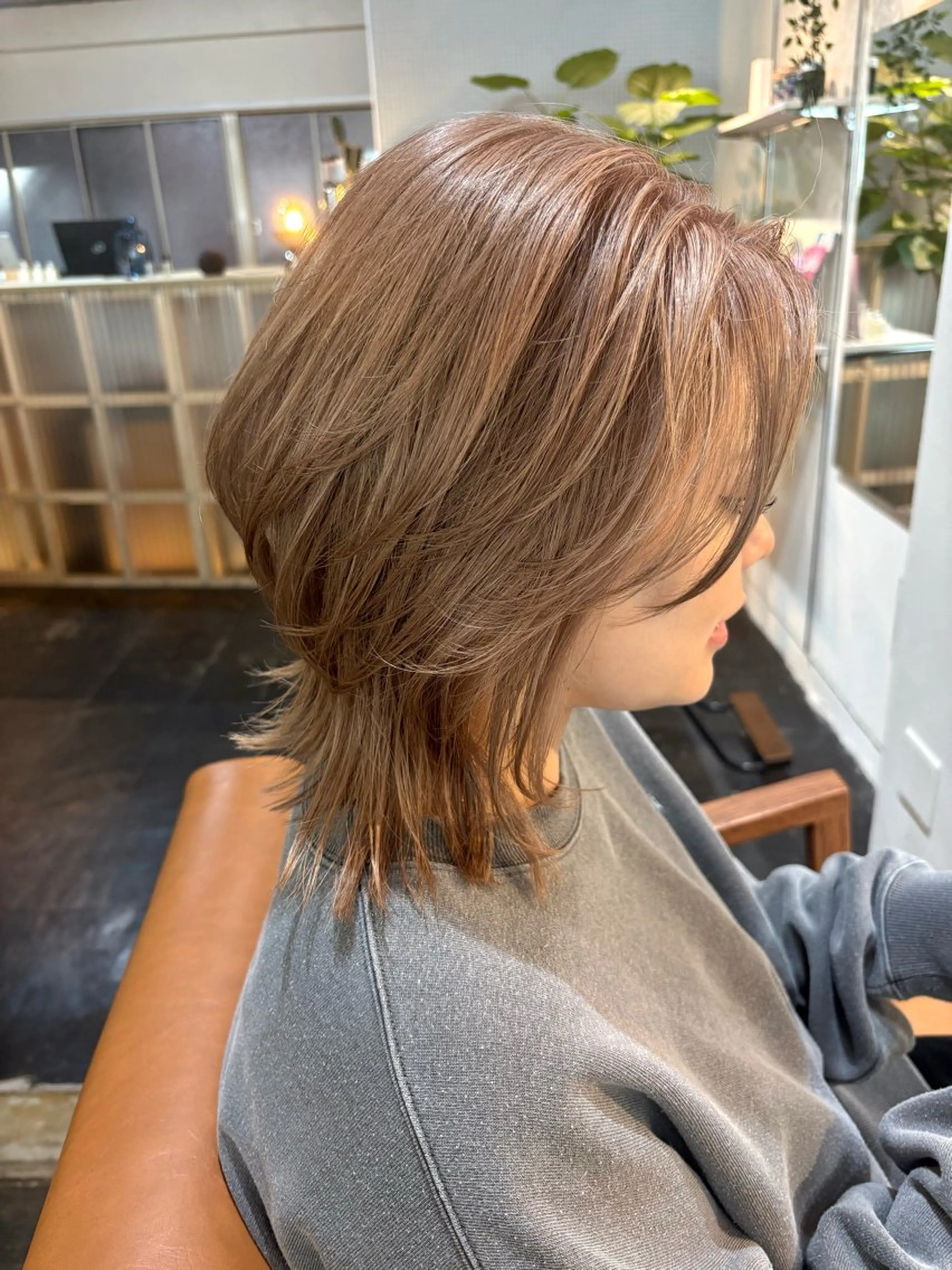 ショート カラー ダブルカラー ウルフカット カット ヘアカラー トリートメント 西村 達哉のヘアスタイル