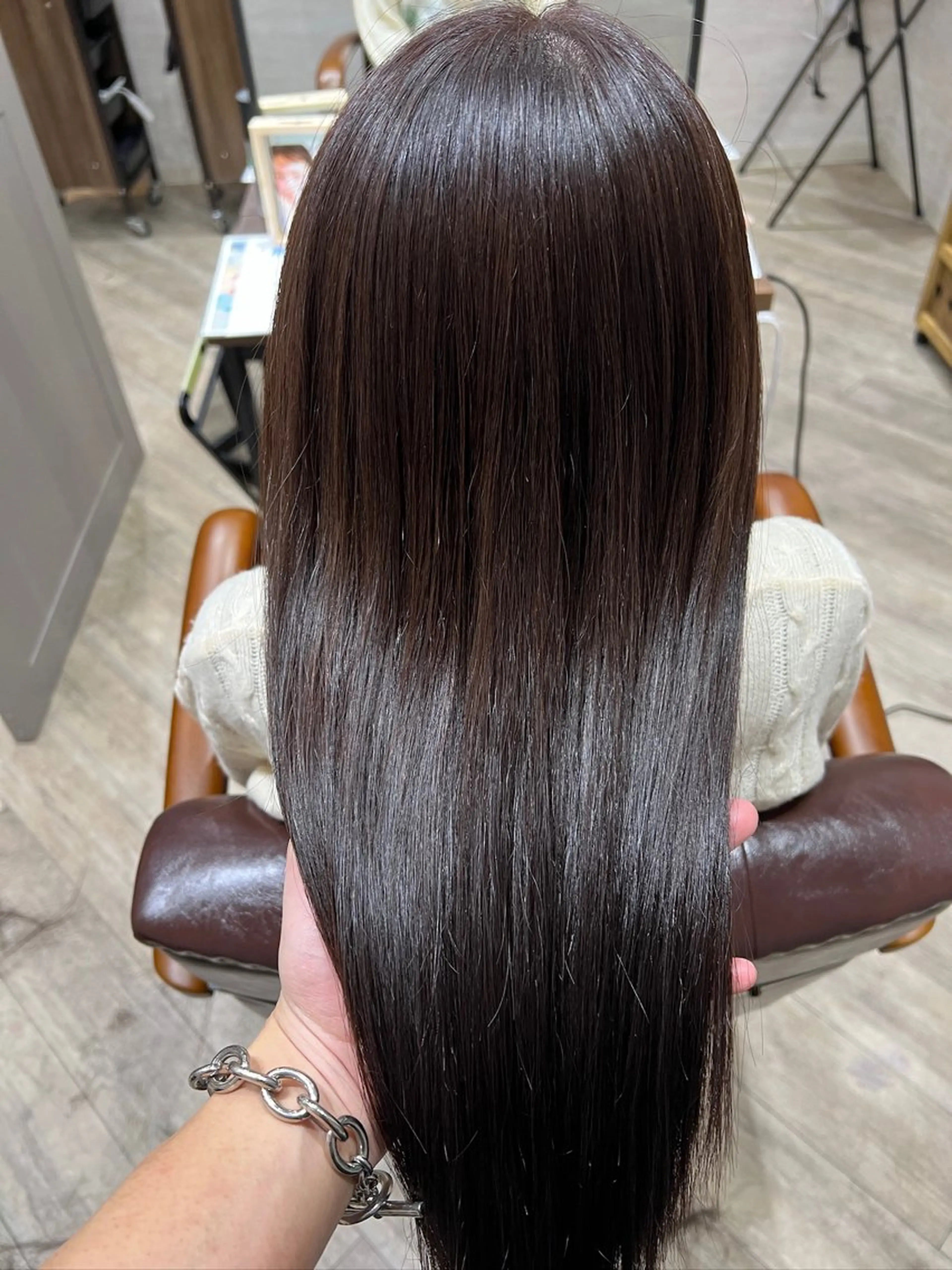 ロング カラー ベージュカラー ブラウンカラー 透明感カラー グレージュ ラベンダーカラー 顔まわり職人🇰🇷 韓国ヘア/KAITOのヘアスタイル