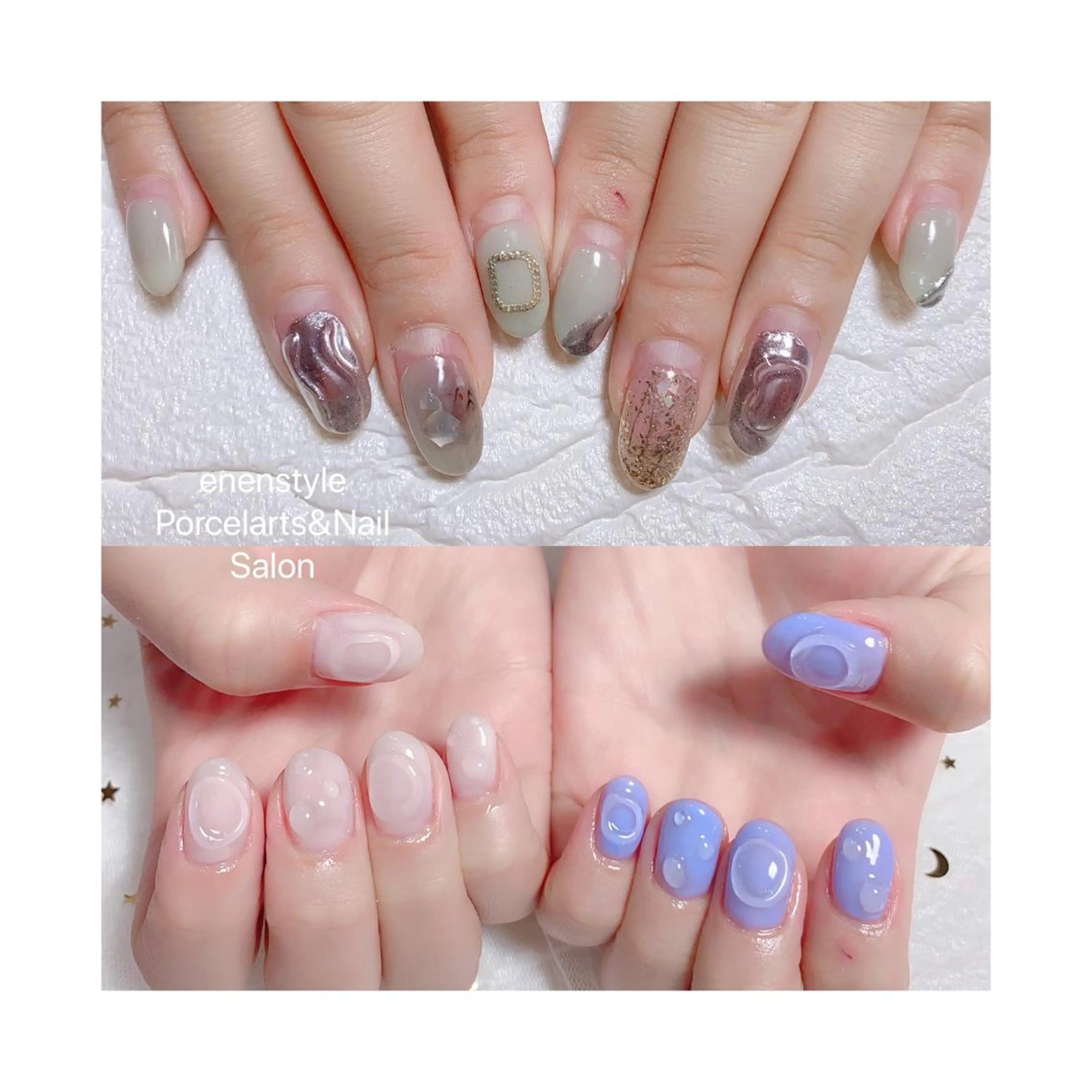 ミディアム ネイル ジェルネイル ニュアンスネイル オフィスネイル ワンカラーネイル パラジェル ハンドネイル 👑enen style👑のネイルデザイン