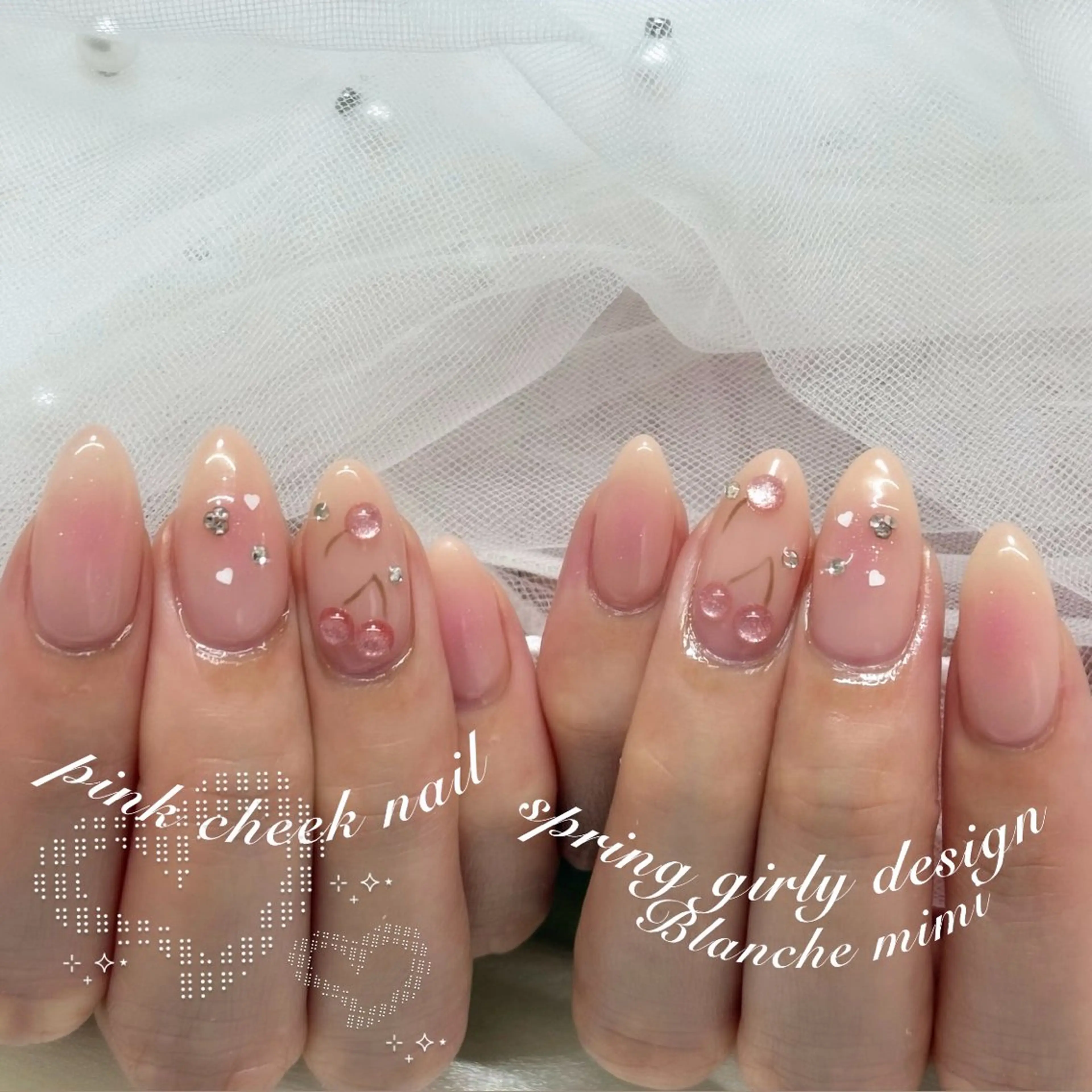 ネイル ハンドネイル Blanche mimi.u_aのネイルデザイン