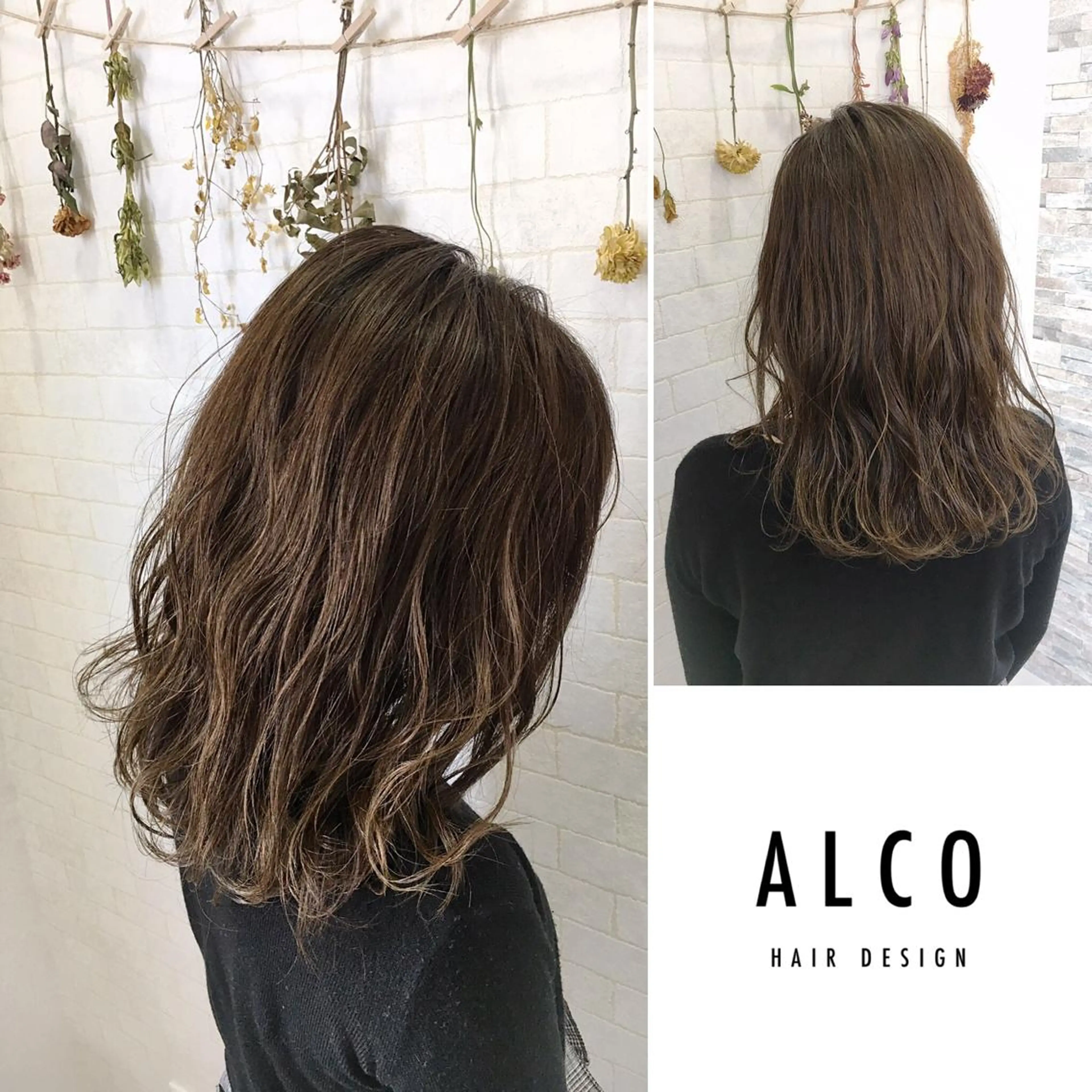 ミディアム カラー ワタイショウタ 髪質改善✨眉毛サロンのヘアスタイル