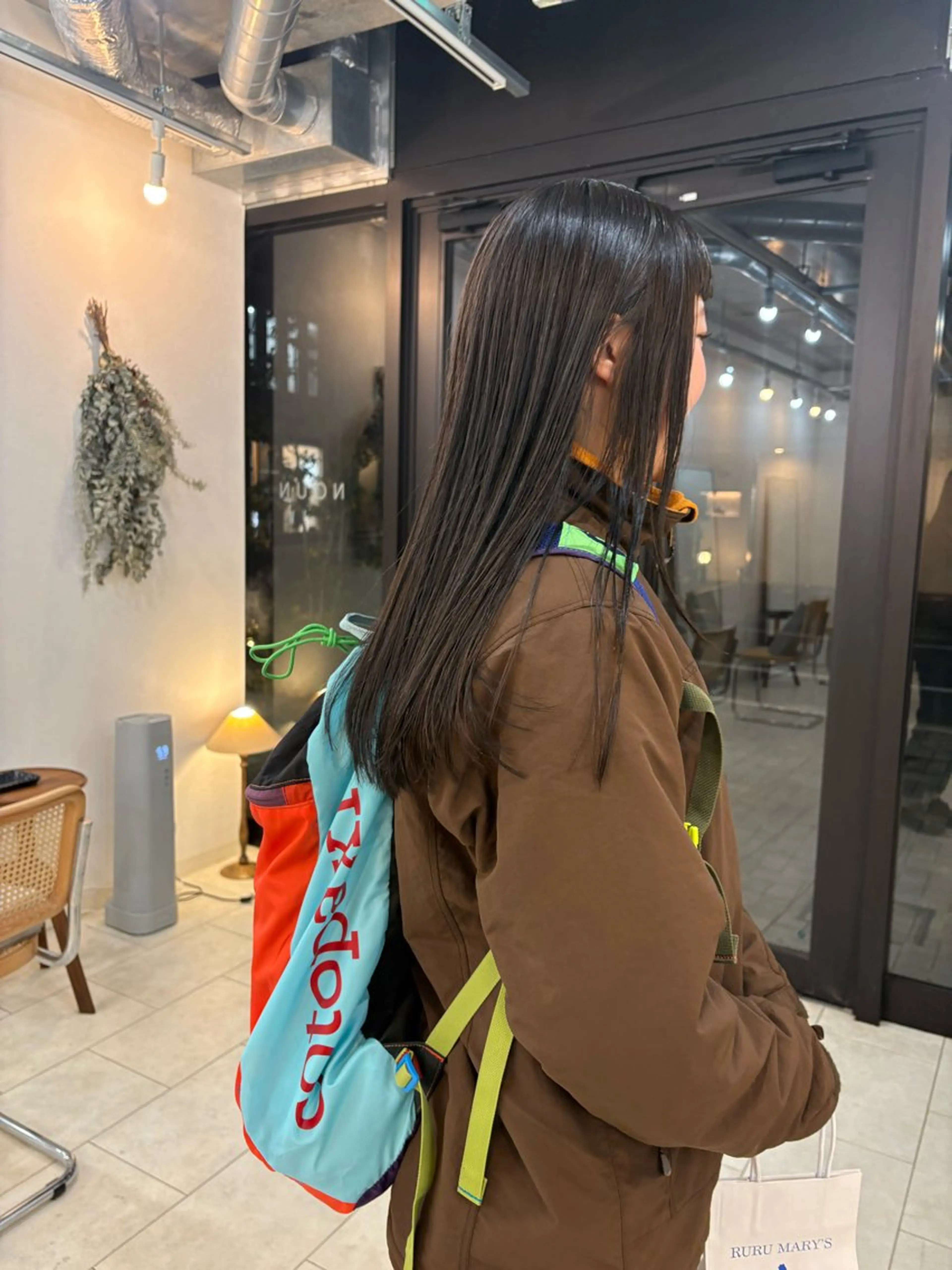 ロング カラー カット ヘアカラー eri kinjoのヘアスタイル