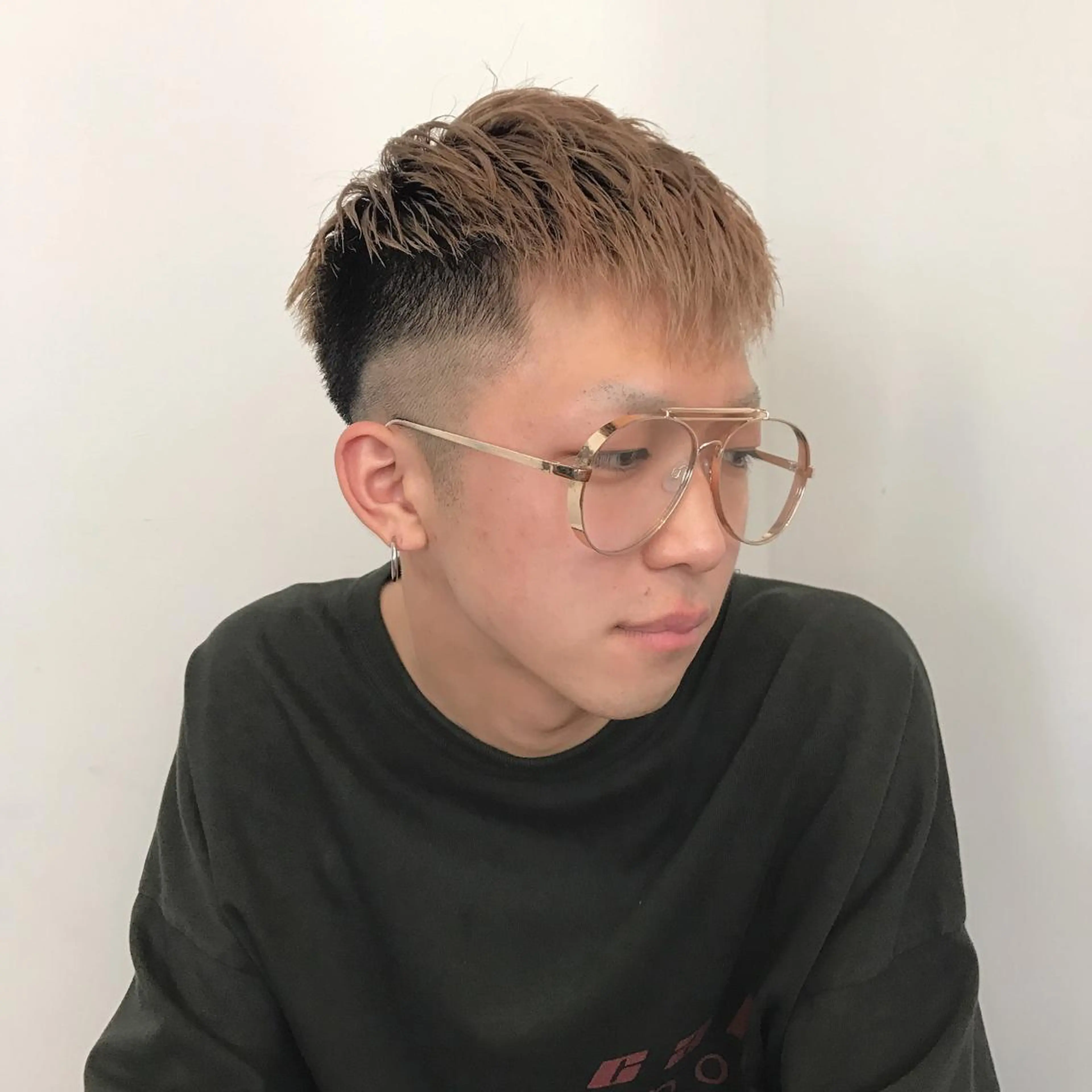 ショート カラー パーマ メンズ カット 平内 賢人のヘアスタイル