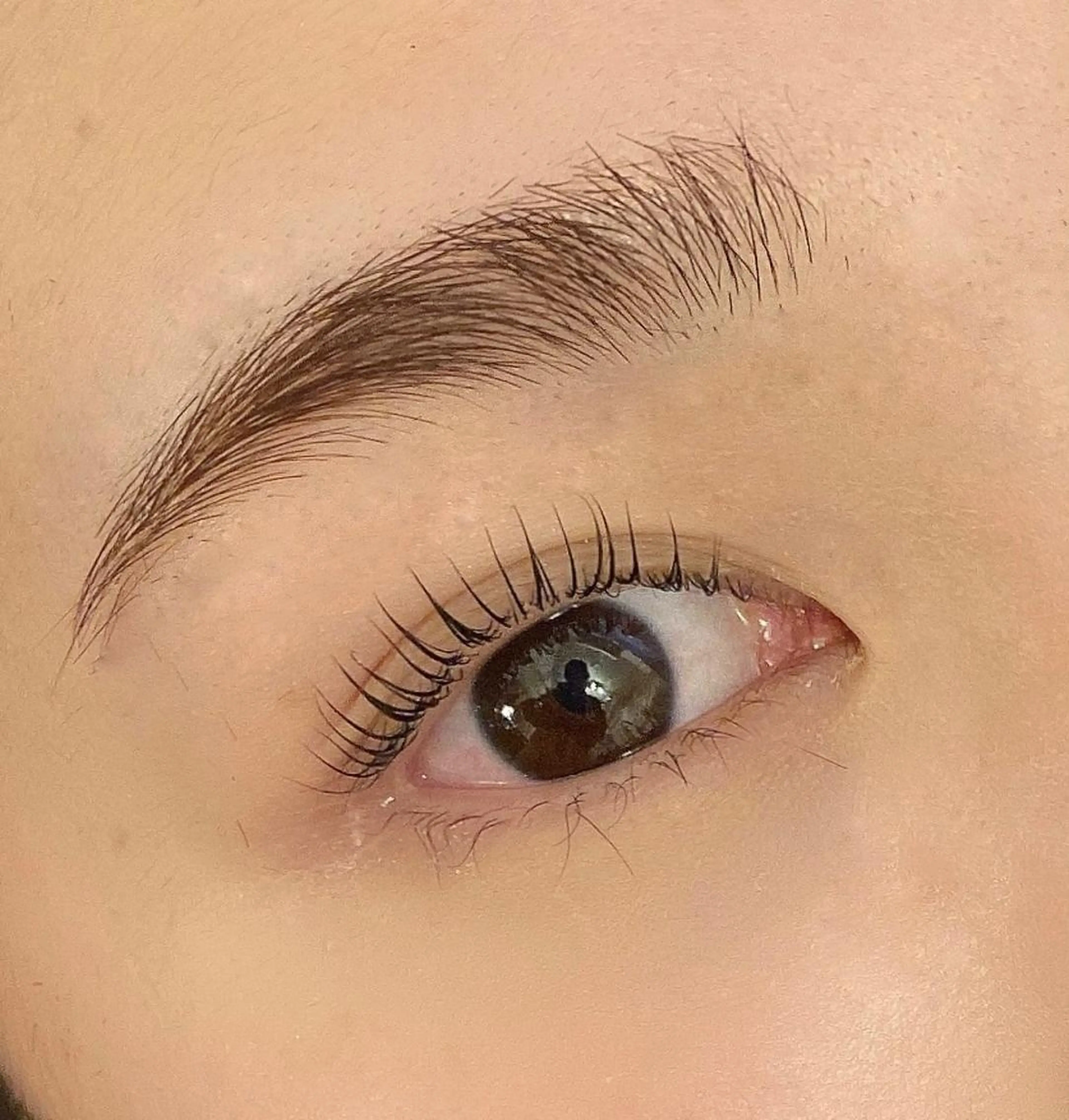 ❣️SET特別価格❣️《上》パリジェンヌorラッシュリフト✖️美眉黄金比WAX(眉メイク込)🥇の写真