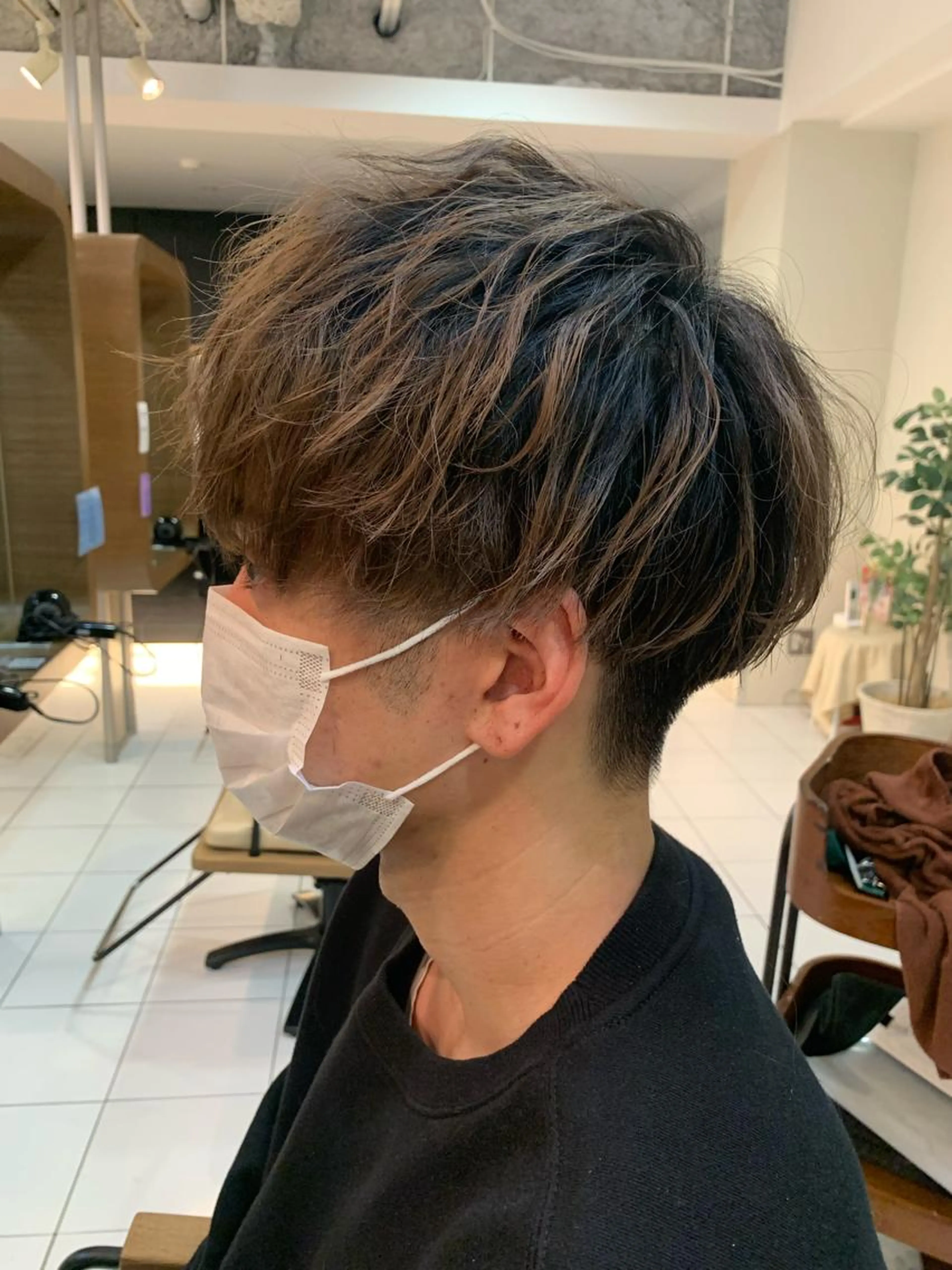 メンズカットの写真