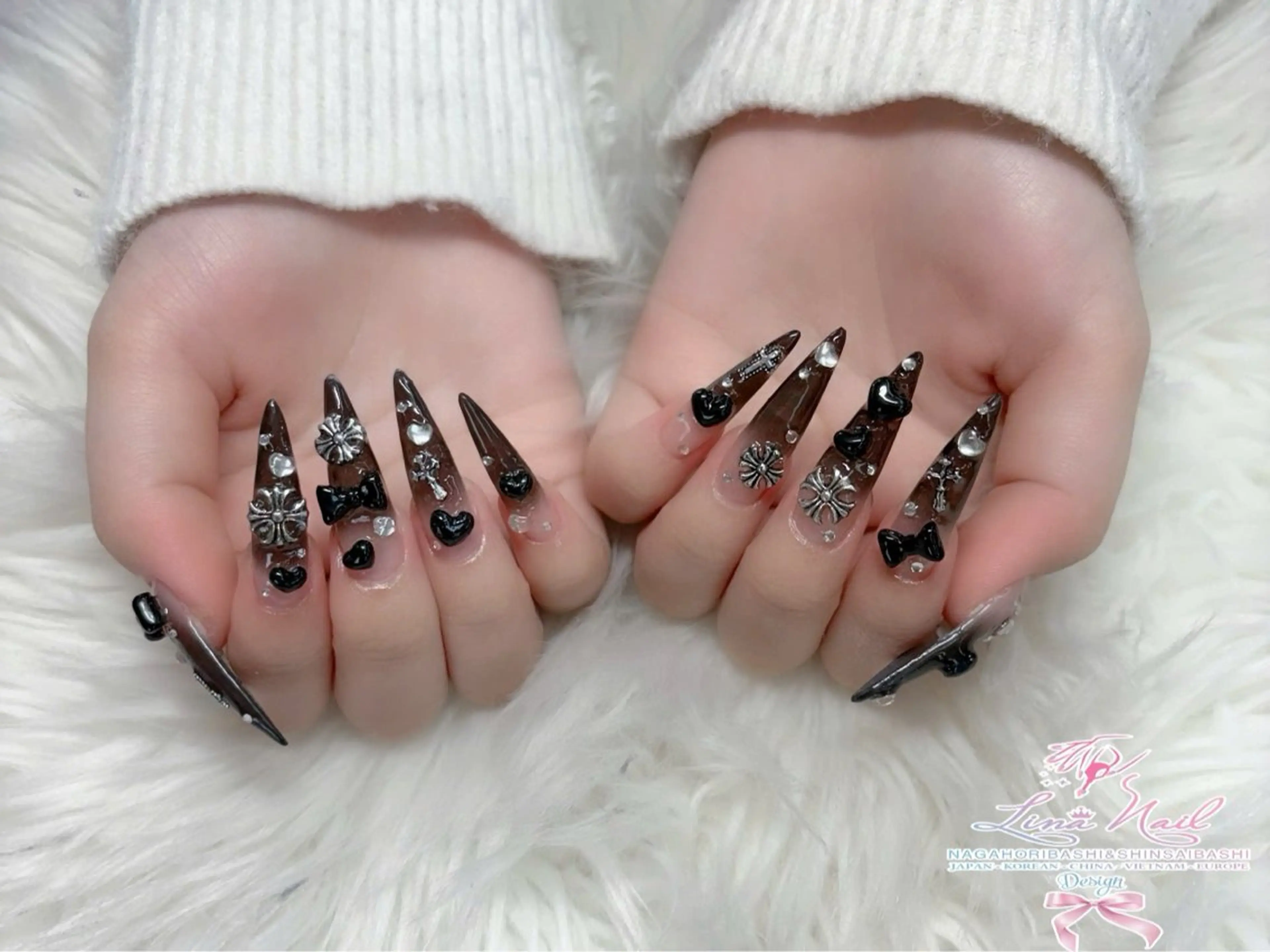 ネイル フットネイル ジェルネイル 持ち込み ネイルチップ ハンドネイル リナネイル 長堀橋店／東心斎橋店のネイルデザイン