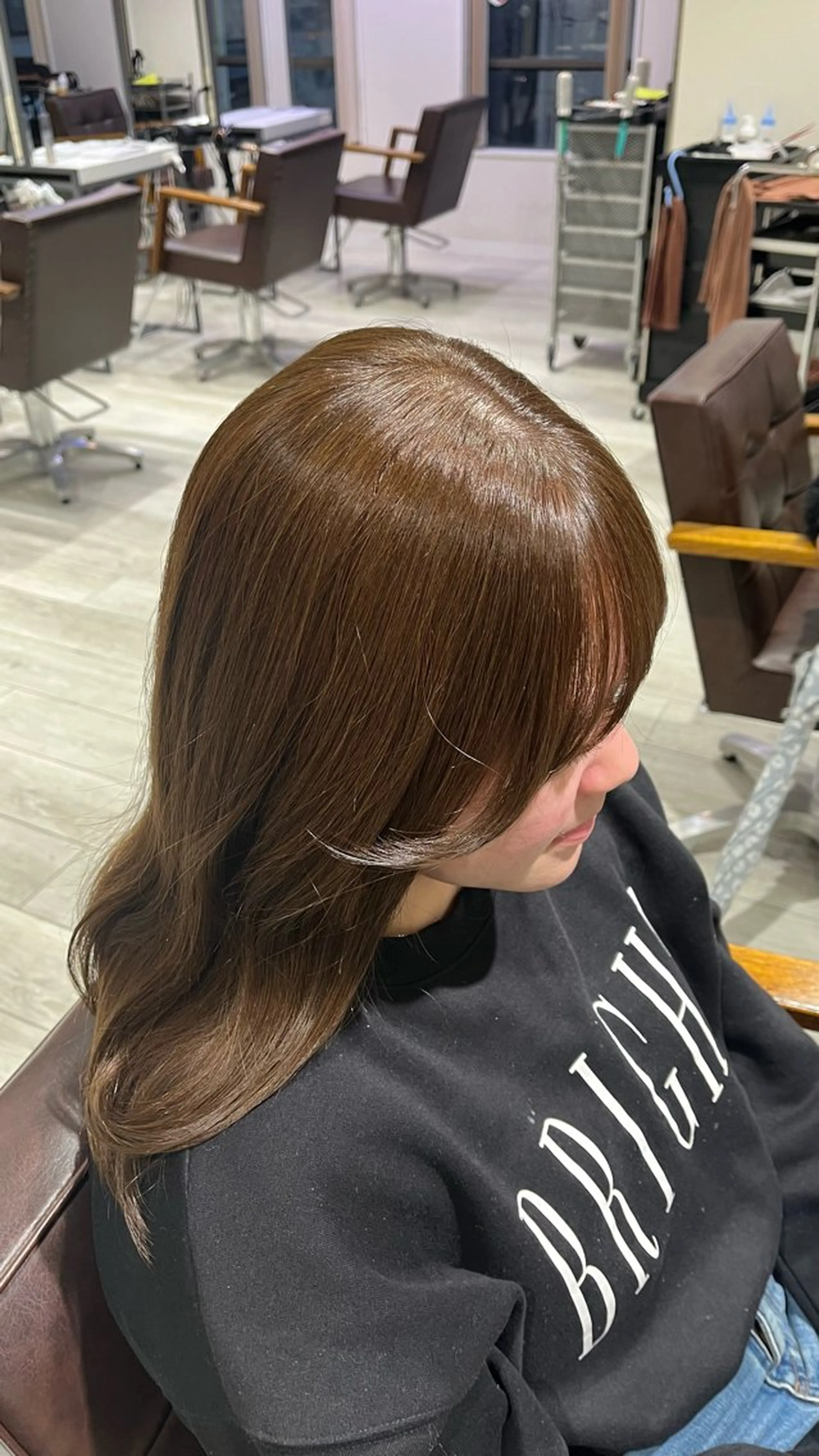 ミディアム ヘアカラー カラー/エクステ 🤍ルナのヘアスタイル