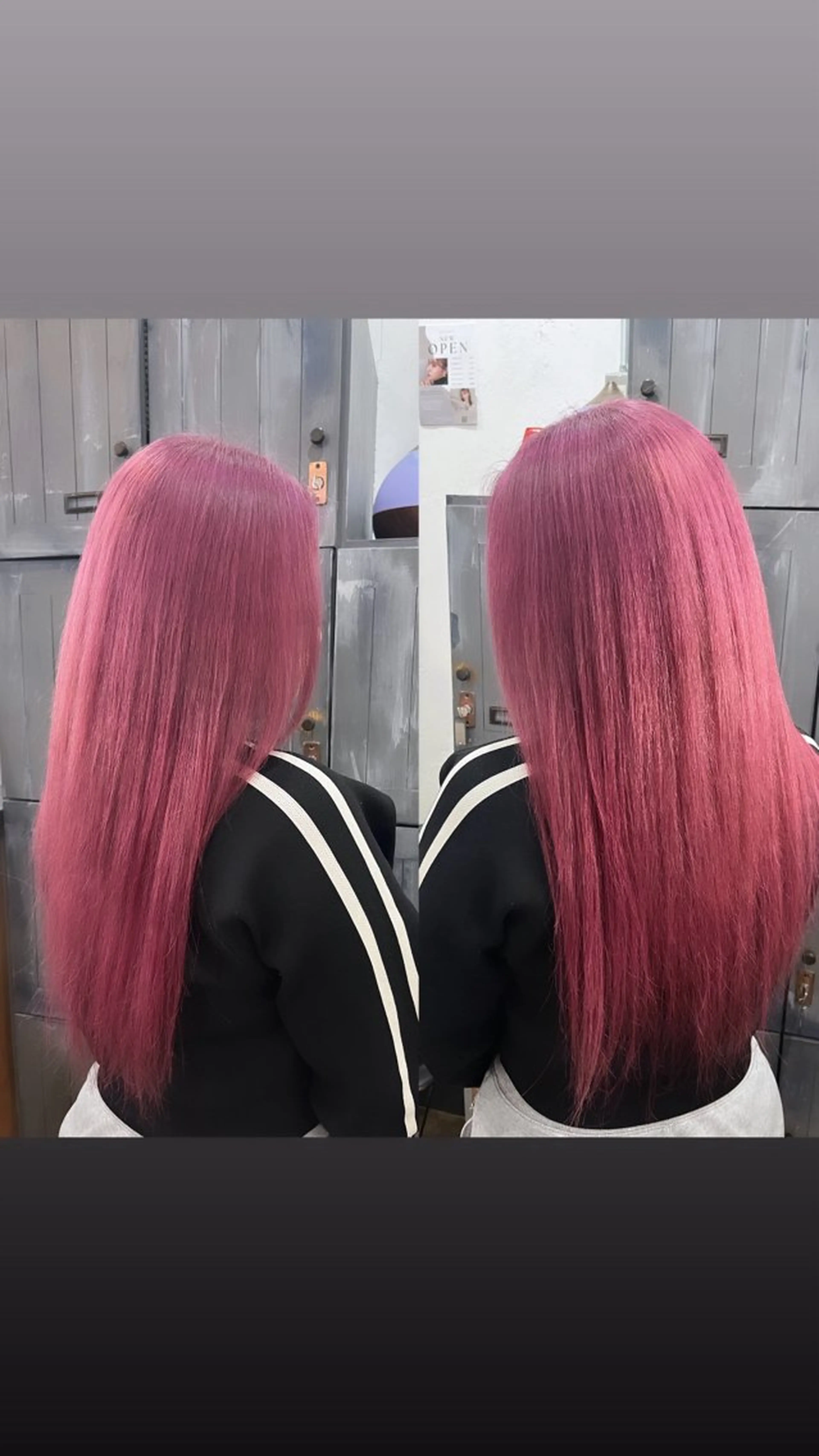 カラー ピンクカラー 🖤西嶋　桃花🖤 エクステ/レイヤーのヘアスタイル