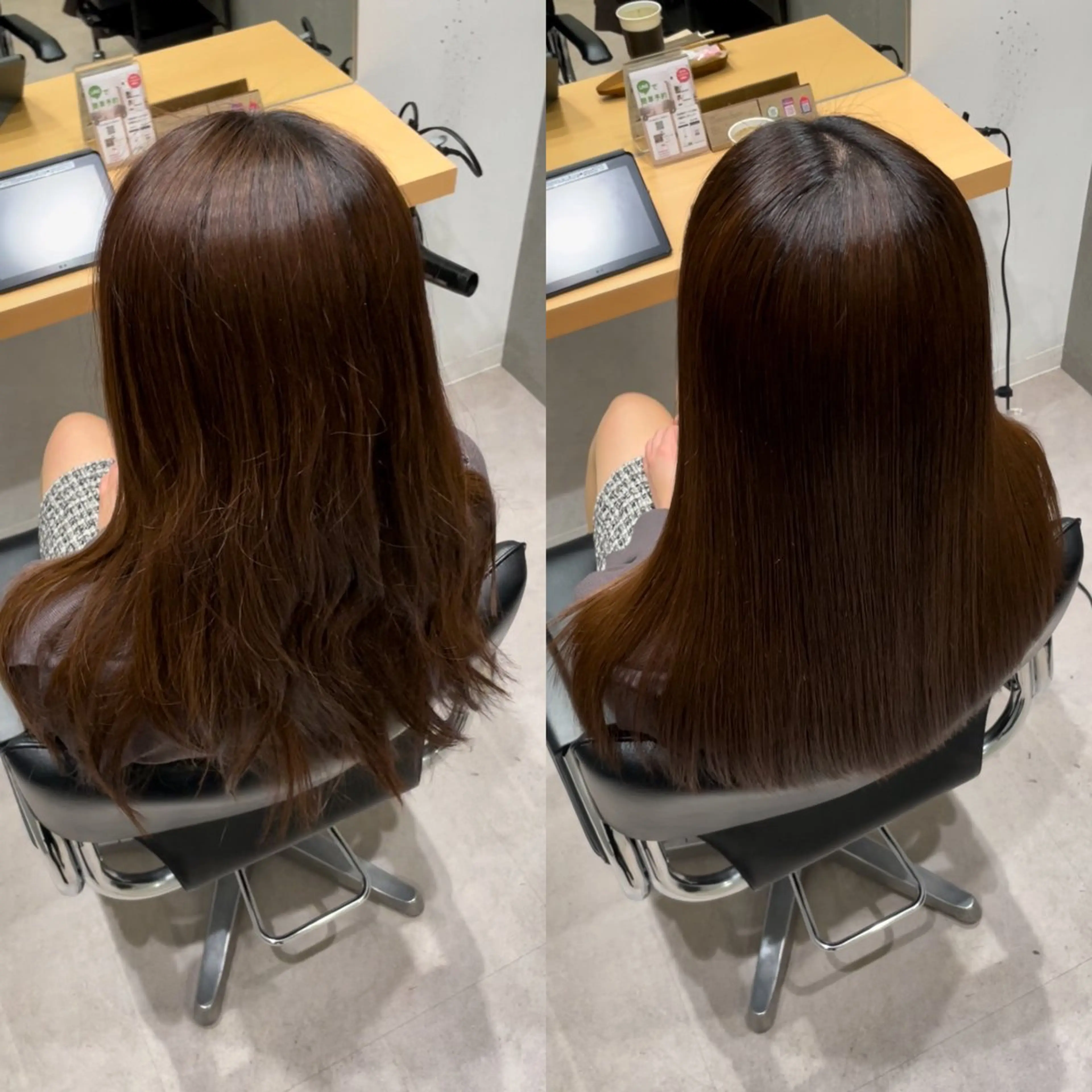 セミロング 髪質改善 トリートメント 髪質改善ヘアケア 艶髪特化/上田のヘアスタイル