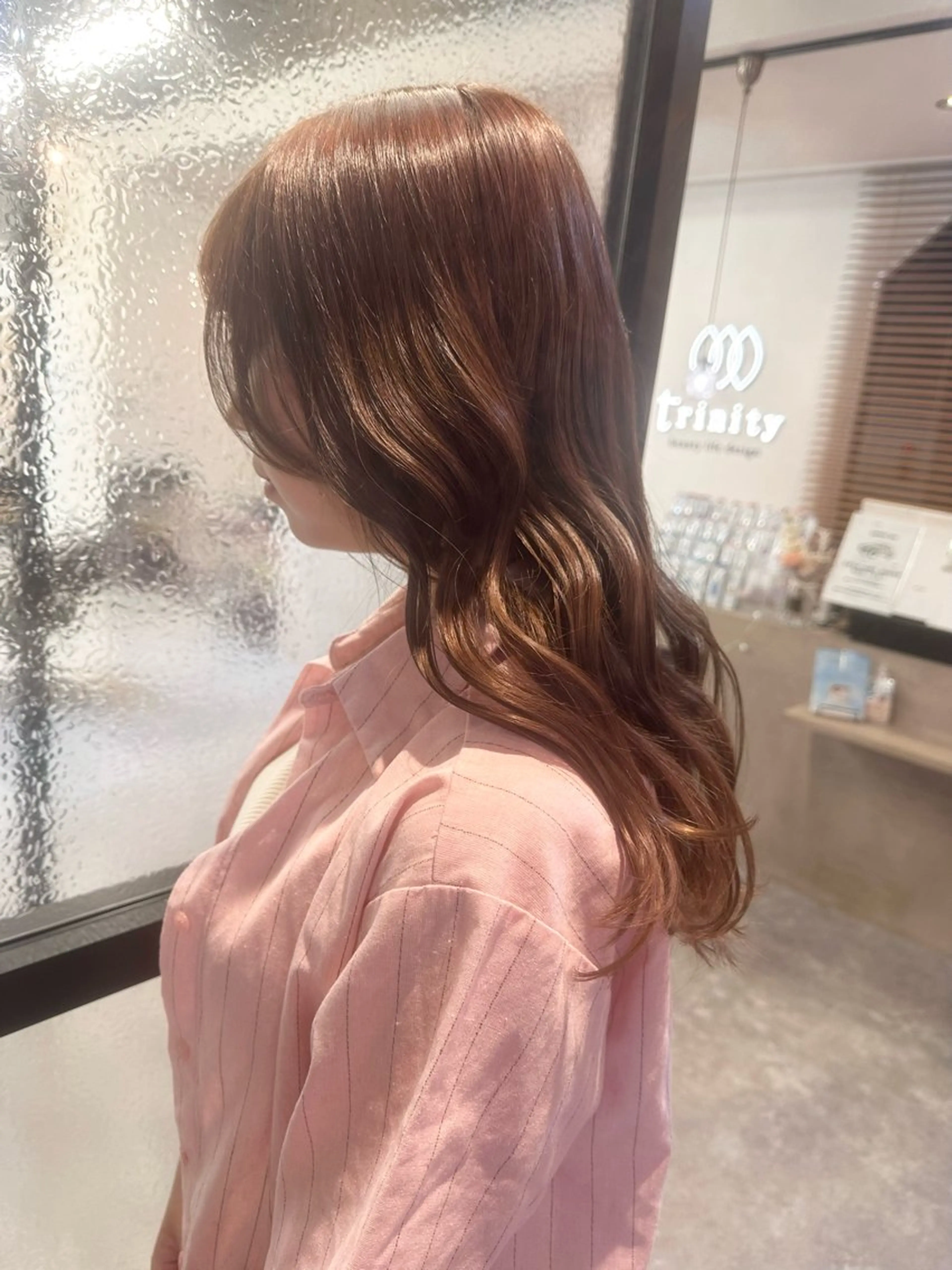 セミロング カット ヘアカラー トリートメント 店長🌟小顔似合わせ デザインカラー◎古田のヘアスタイル
