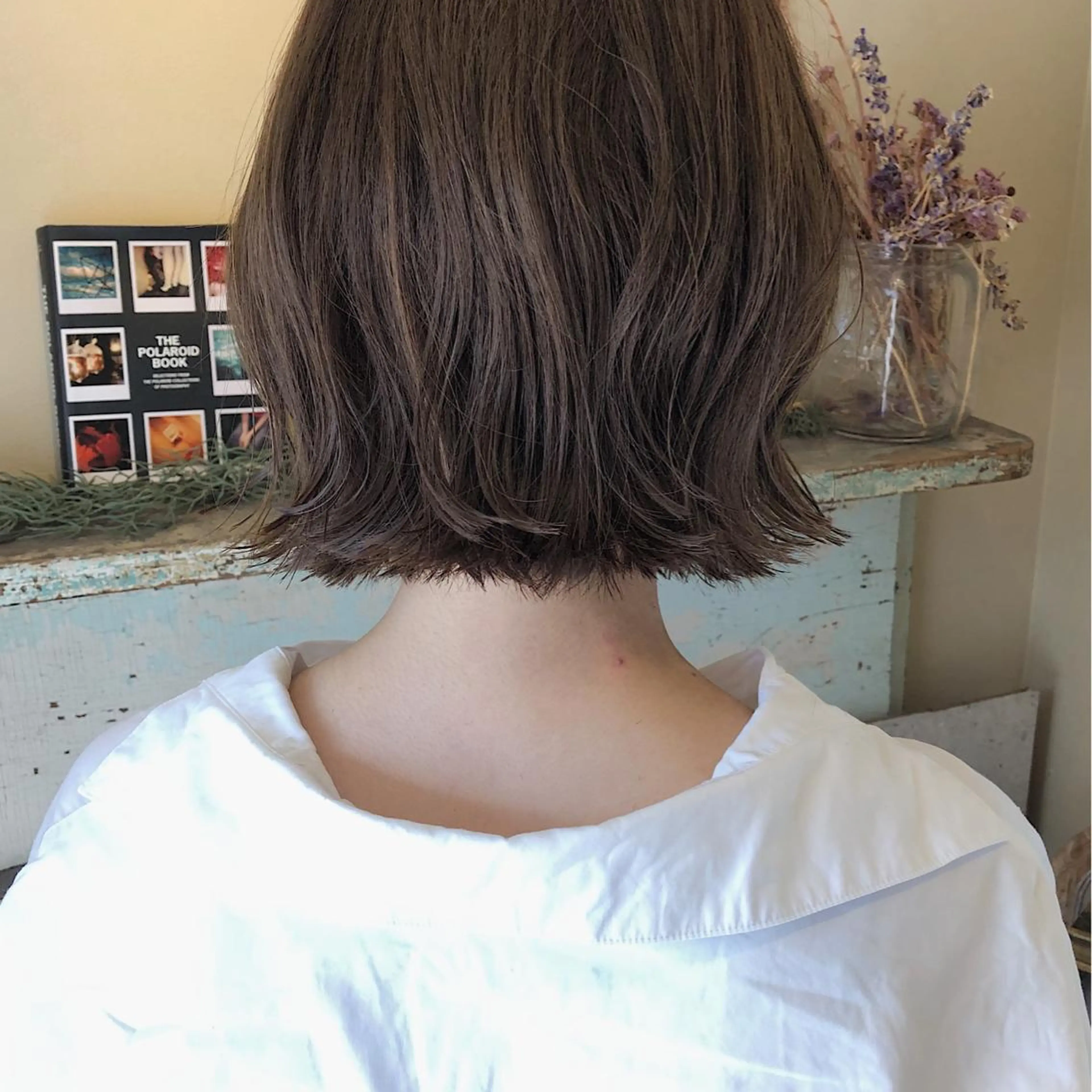 ミディアム カラー カット ヘアカラー トリートメント FERIAあべの KARINのヘアスタイル