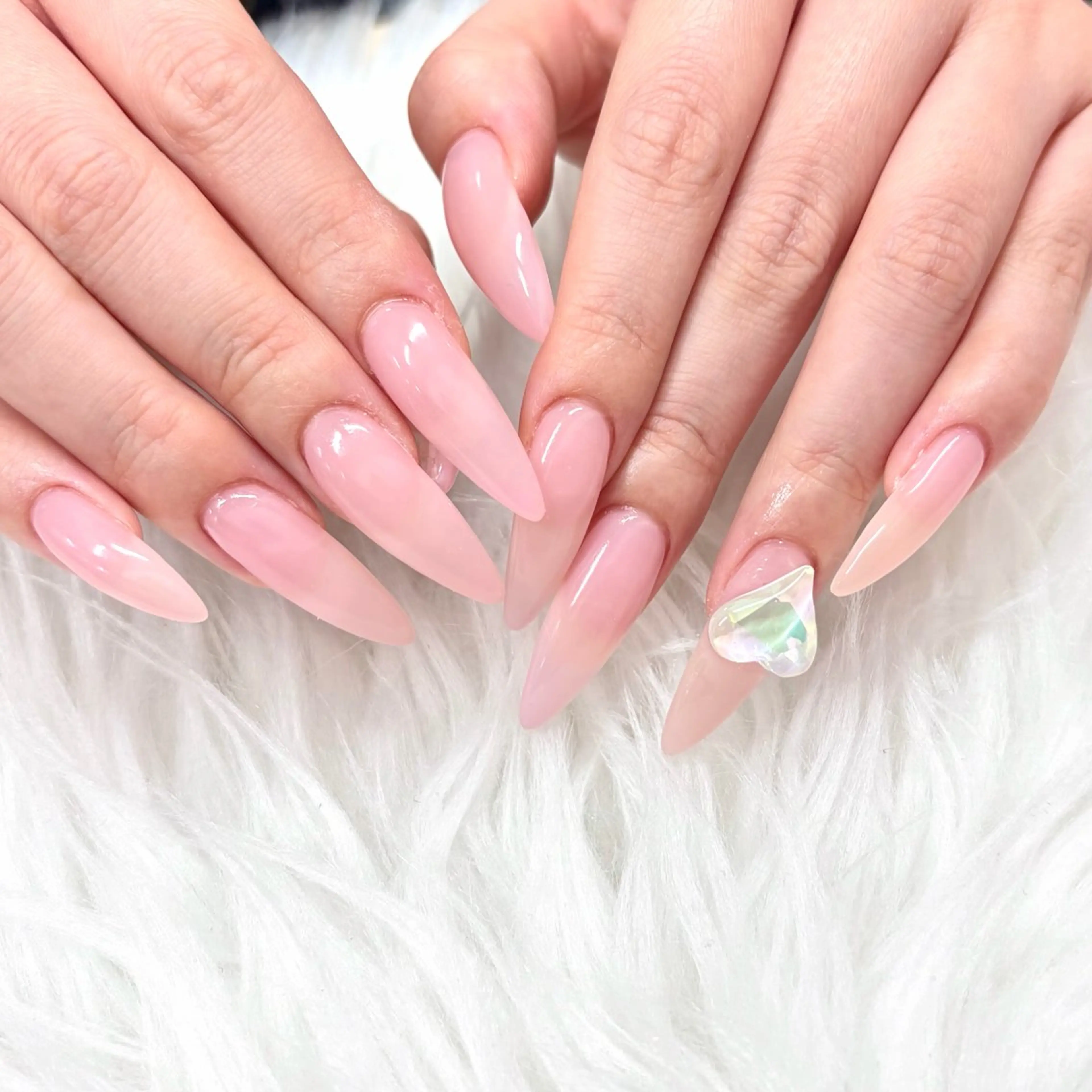 ネイル ワンカラーネイル ピンク ハンドネイル macoto ネイル/渋谷のネイルデザイン