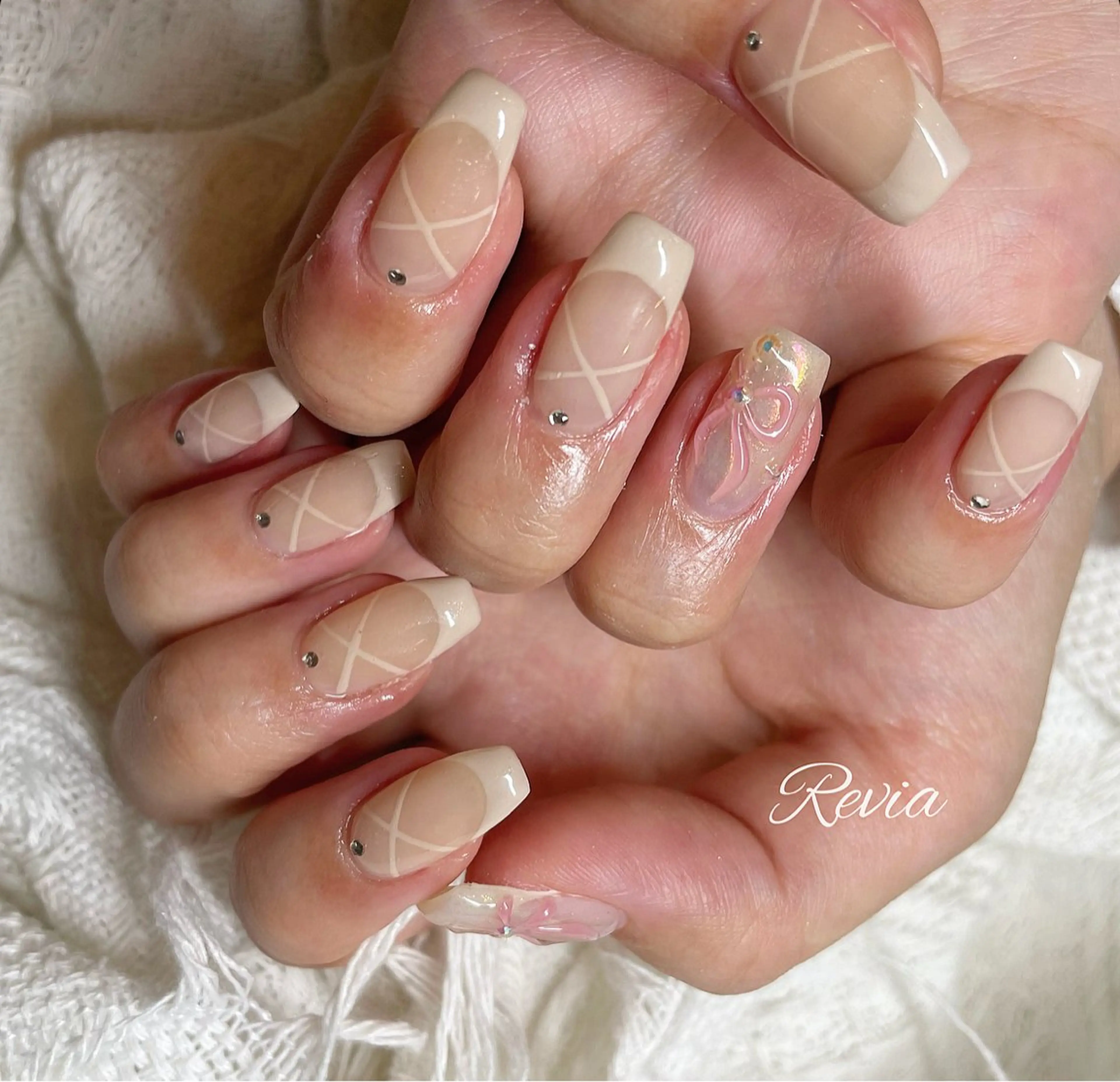 ネイル ハンドネイル revia所属・ERI Nailistのネイルデザイン