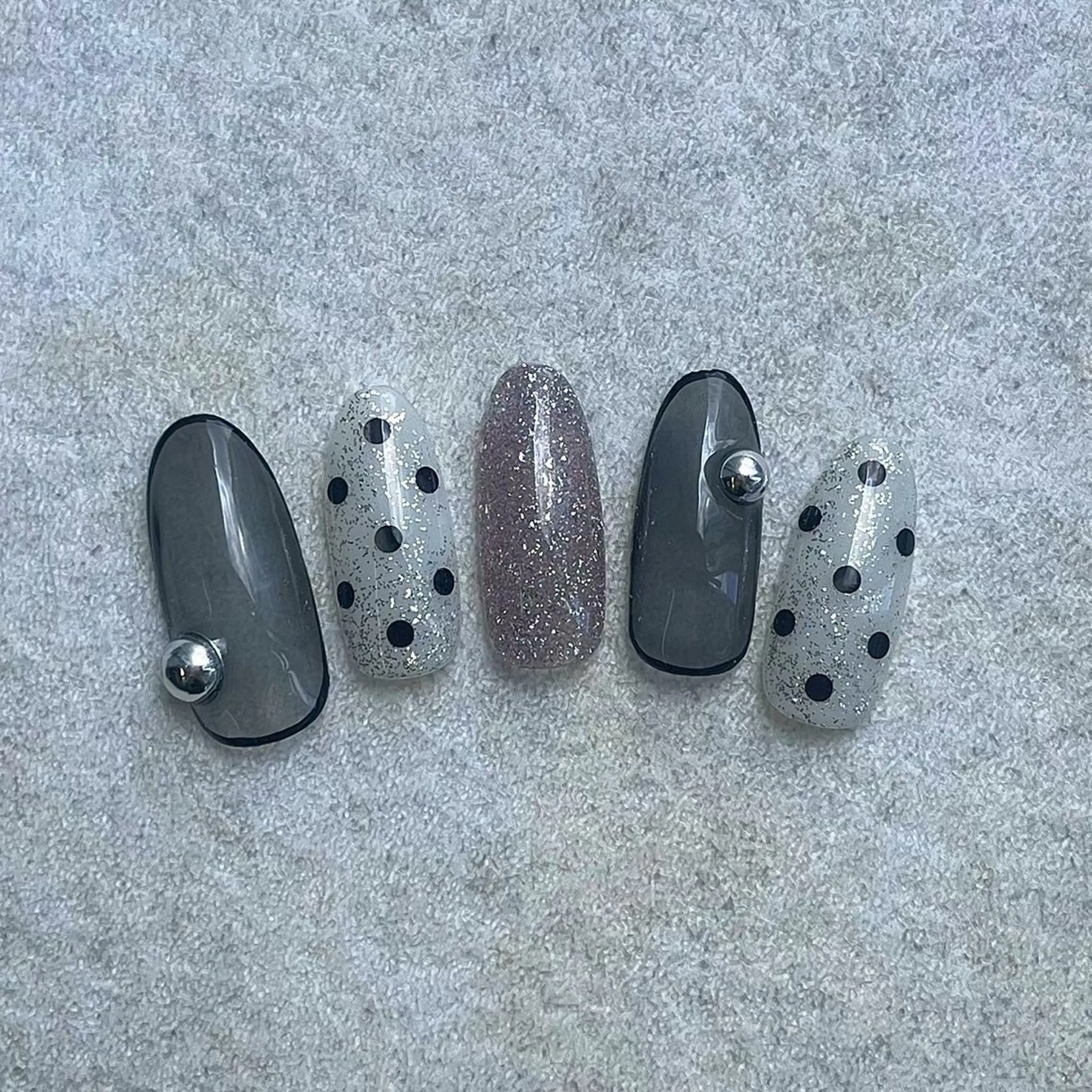 ネイル ⭐︎休業中の練習⭐︎ JNA認定講師髙橋のネイルデザイン