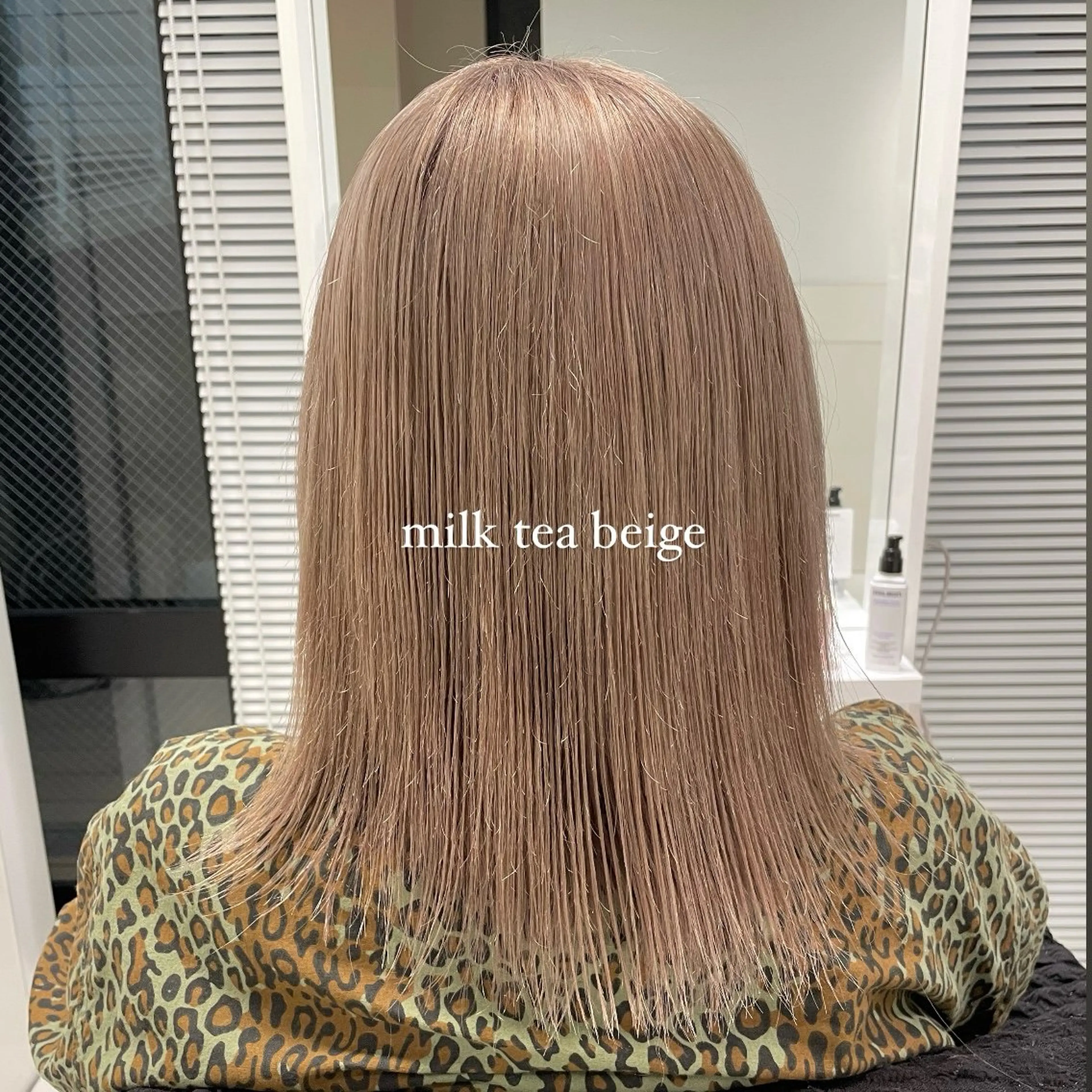 ミディアム カラー ヘアカラー ハイトーン/ボブ /HBL/AYUNAのヘアスタイル