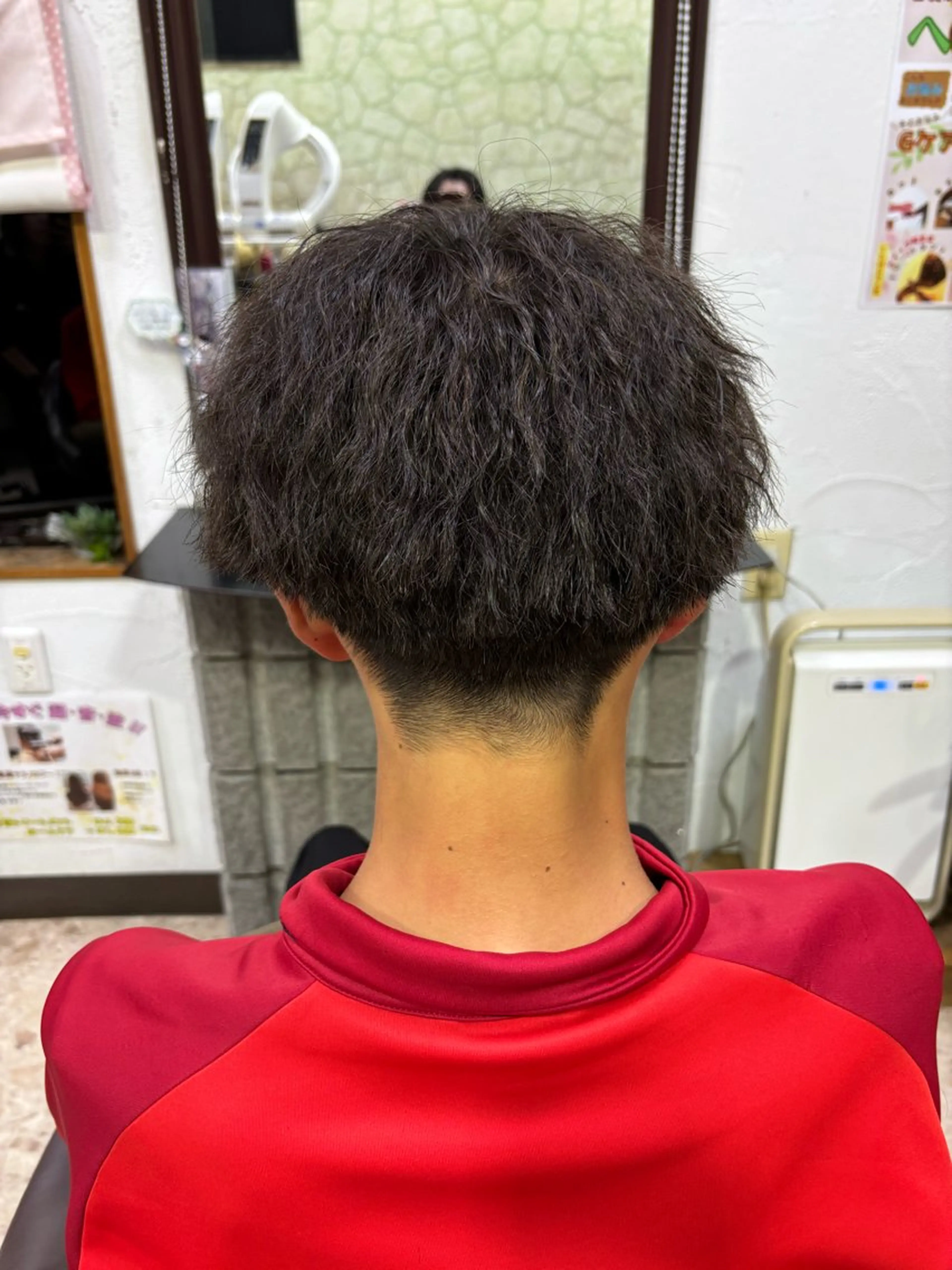 ショート メンズ メンズパーマ 山下 まりなのヘアスタイル