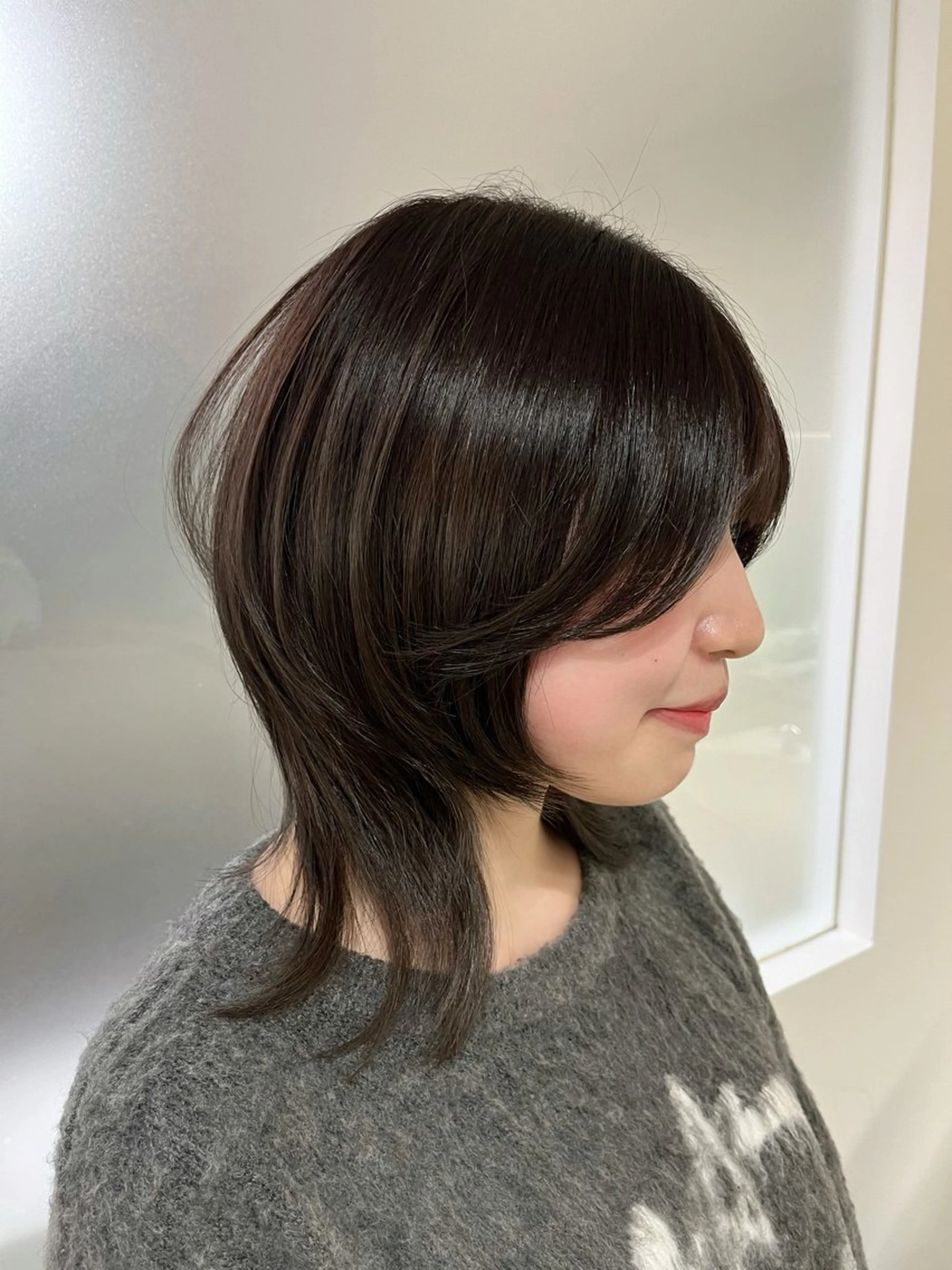 ミディアム カラー ブラウンカラー ヘアカラー 🎀仙台/艶カラー /暖色/ありさ🎀のヘアスタイル