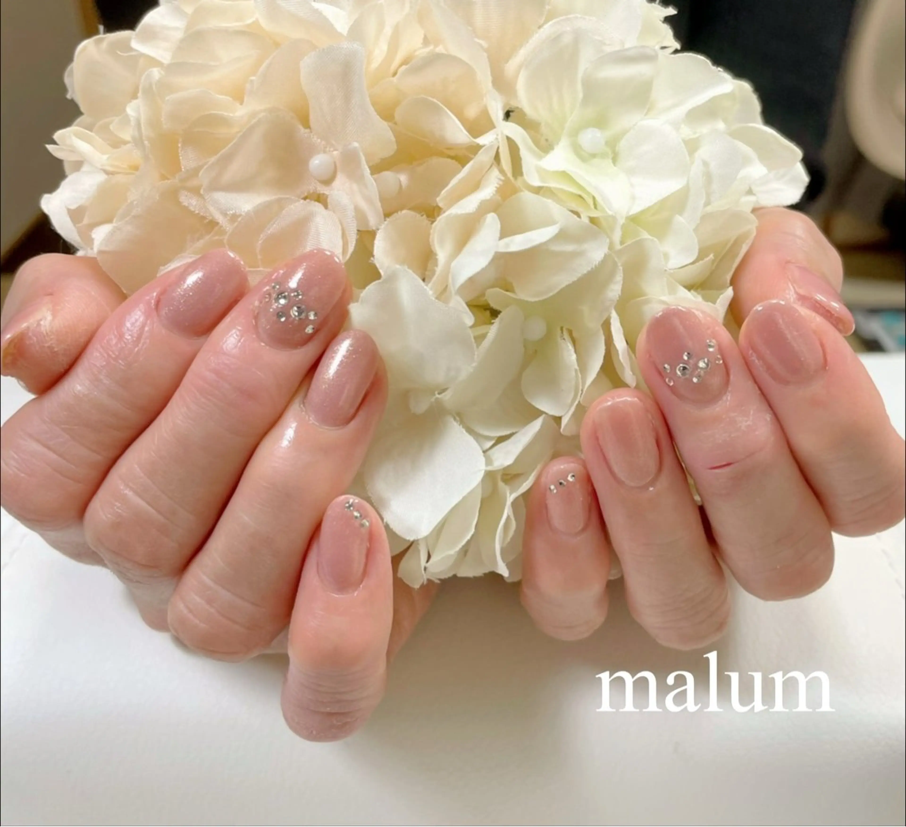 ネイル アートネイル ワンカラーネイル ハンドネイル malum nailのネイルデザイン