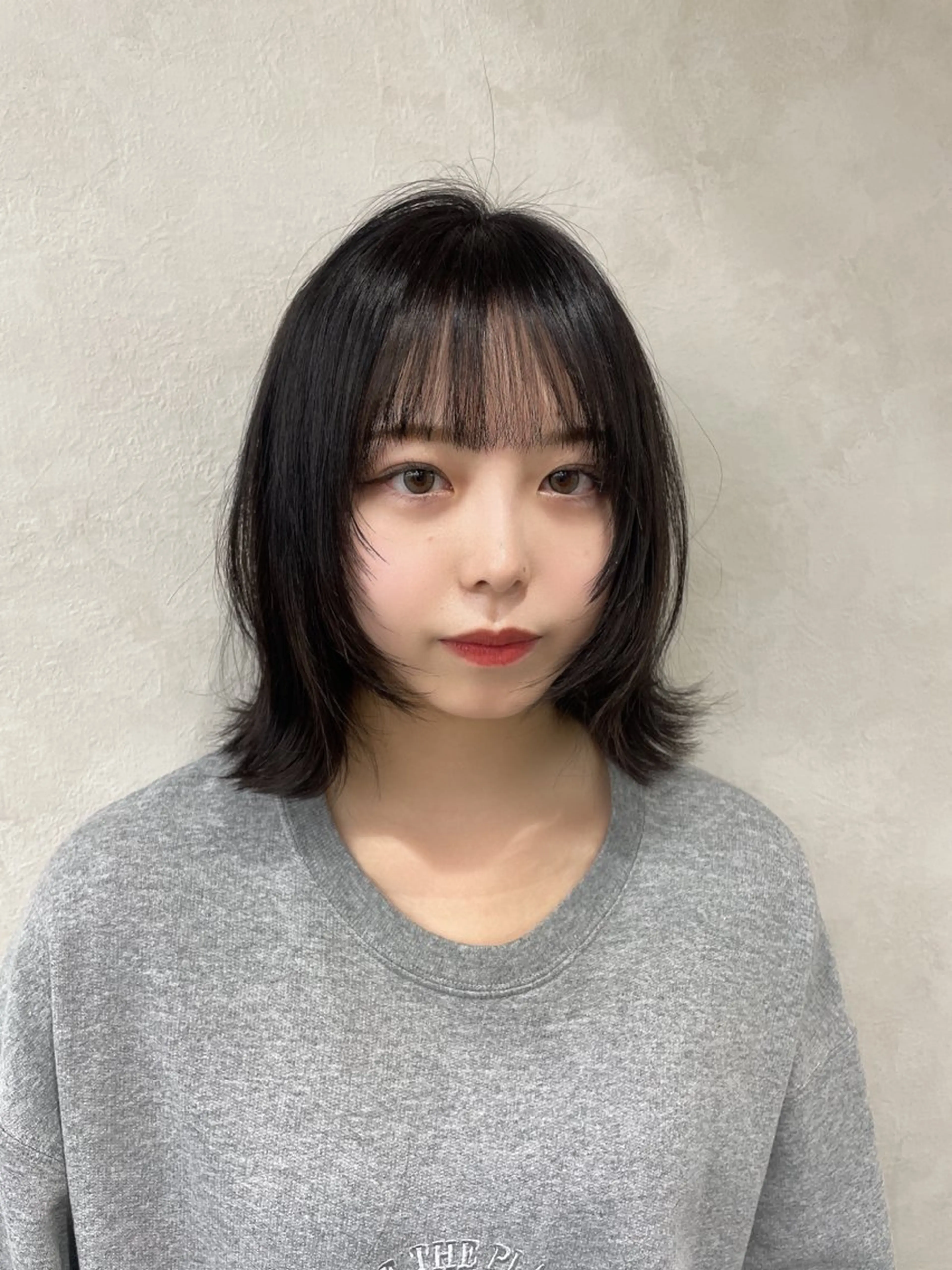 ミディアム カラー 韓国ヘア/レイヤー Londエレンのヘアスタイル