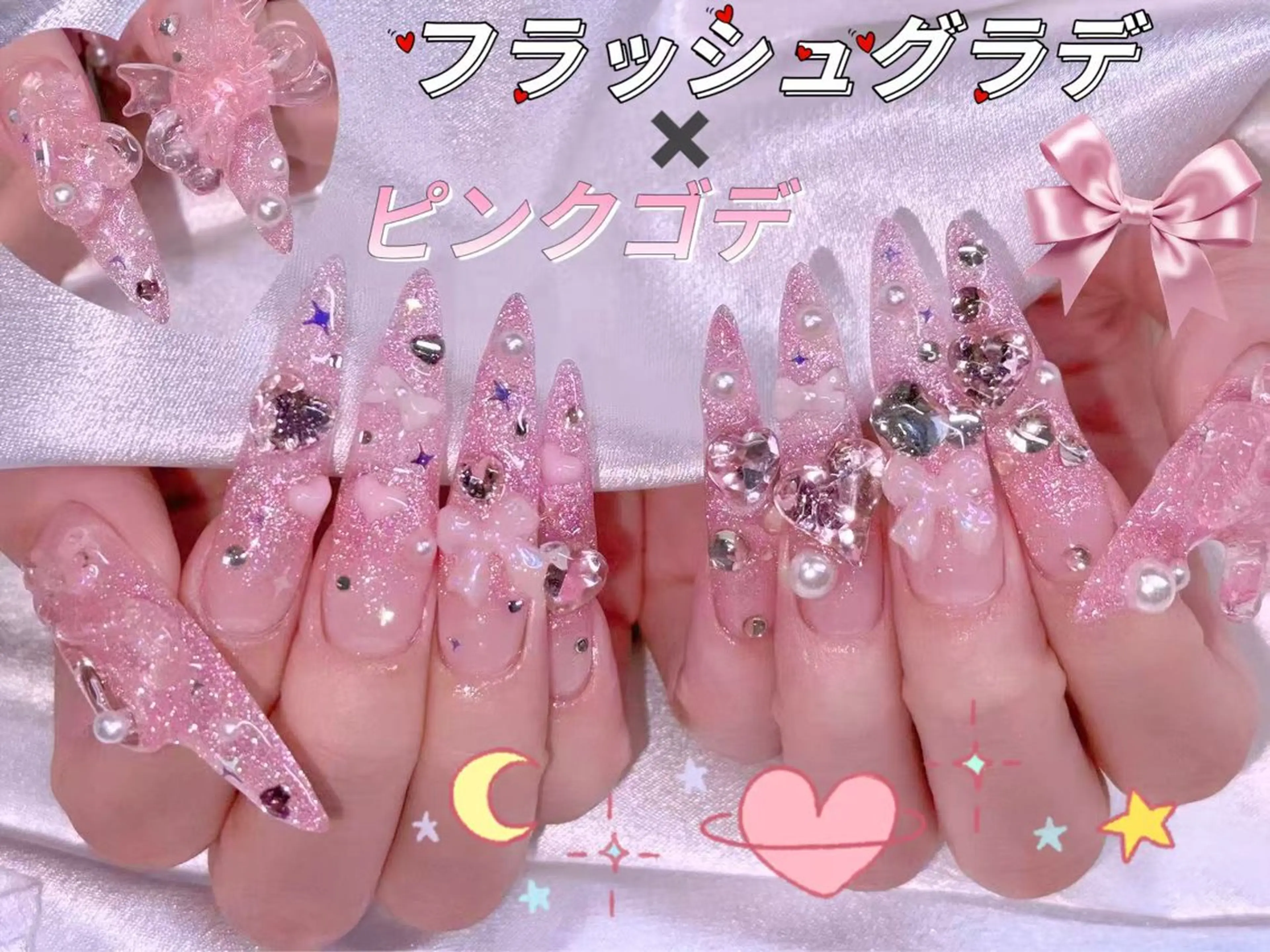 ネイル ハンドネイル 長さだし専門店 M2　rikaのネイルデザイン