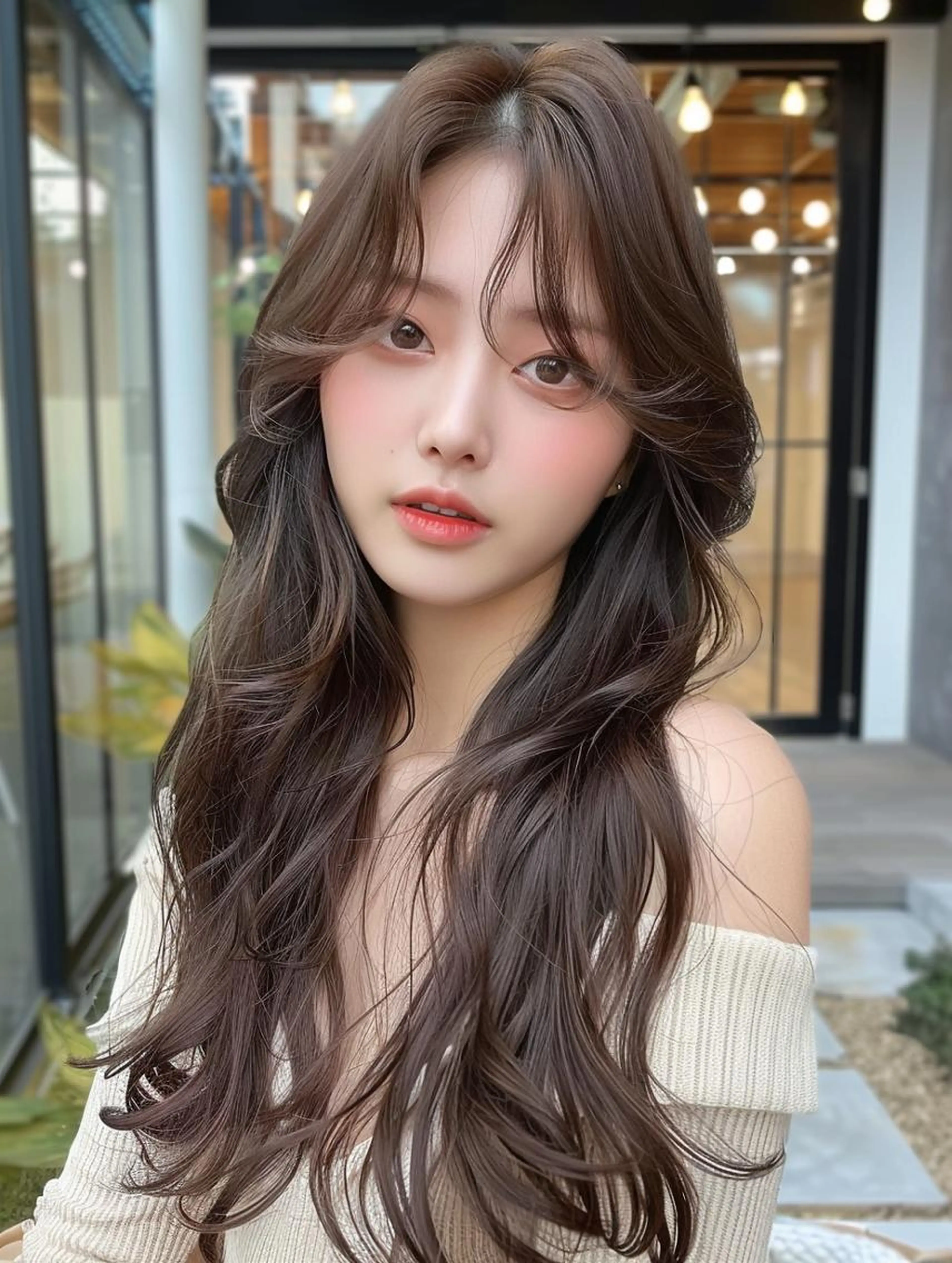 カット+透明感カラー+ミルボントリートメント [新宿駅]の写真