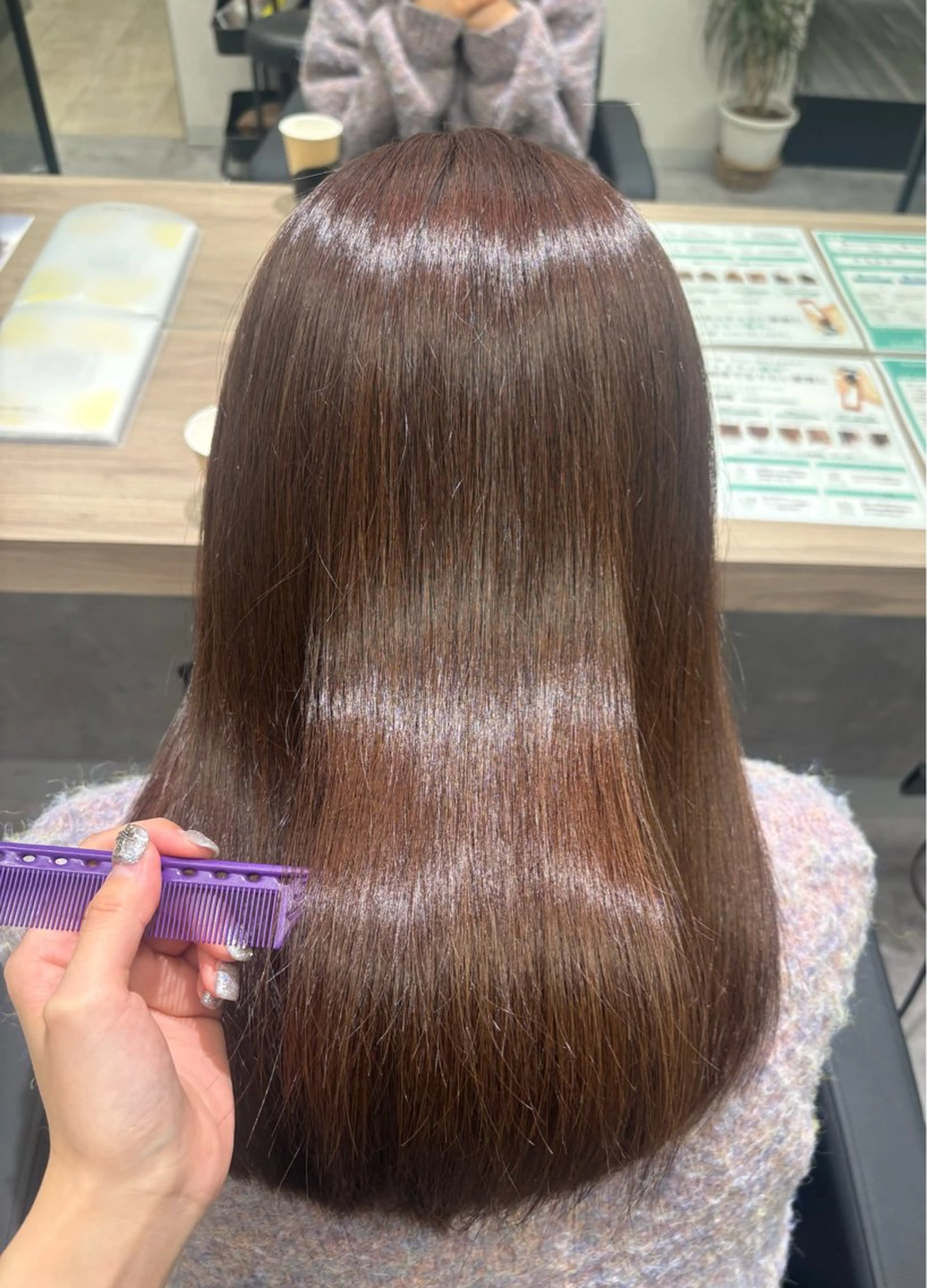 セミロング カラー カット ヘアカラー Nail &Beauty by UNO伊勢原所属・COCO .のヘアスタイル