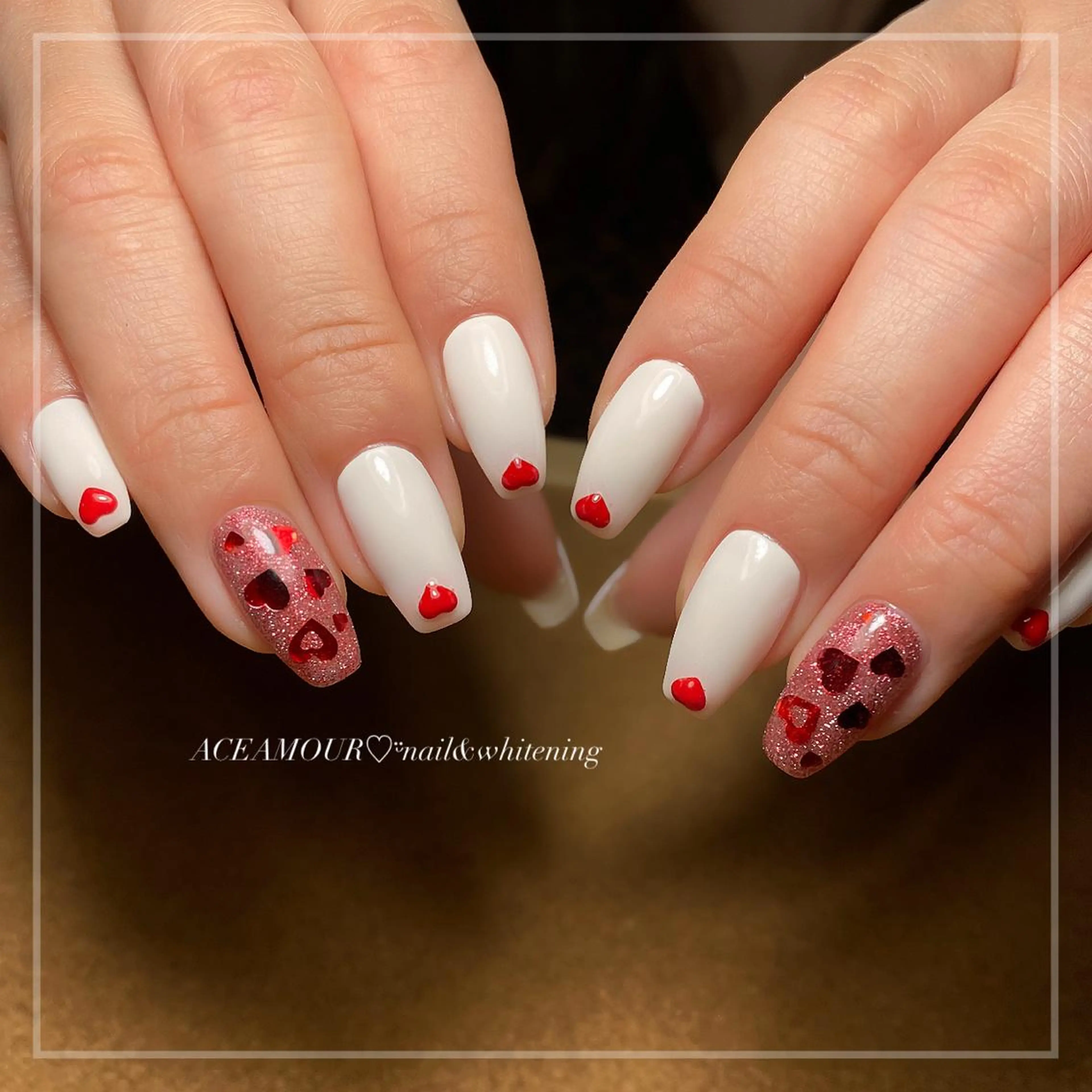 ネイル ネイル/耳つぼ /新ホワイトニングのネイルデザイン