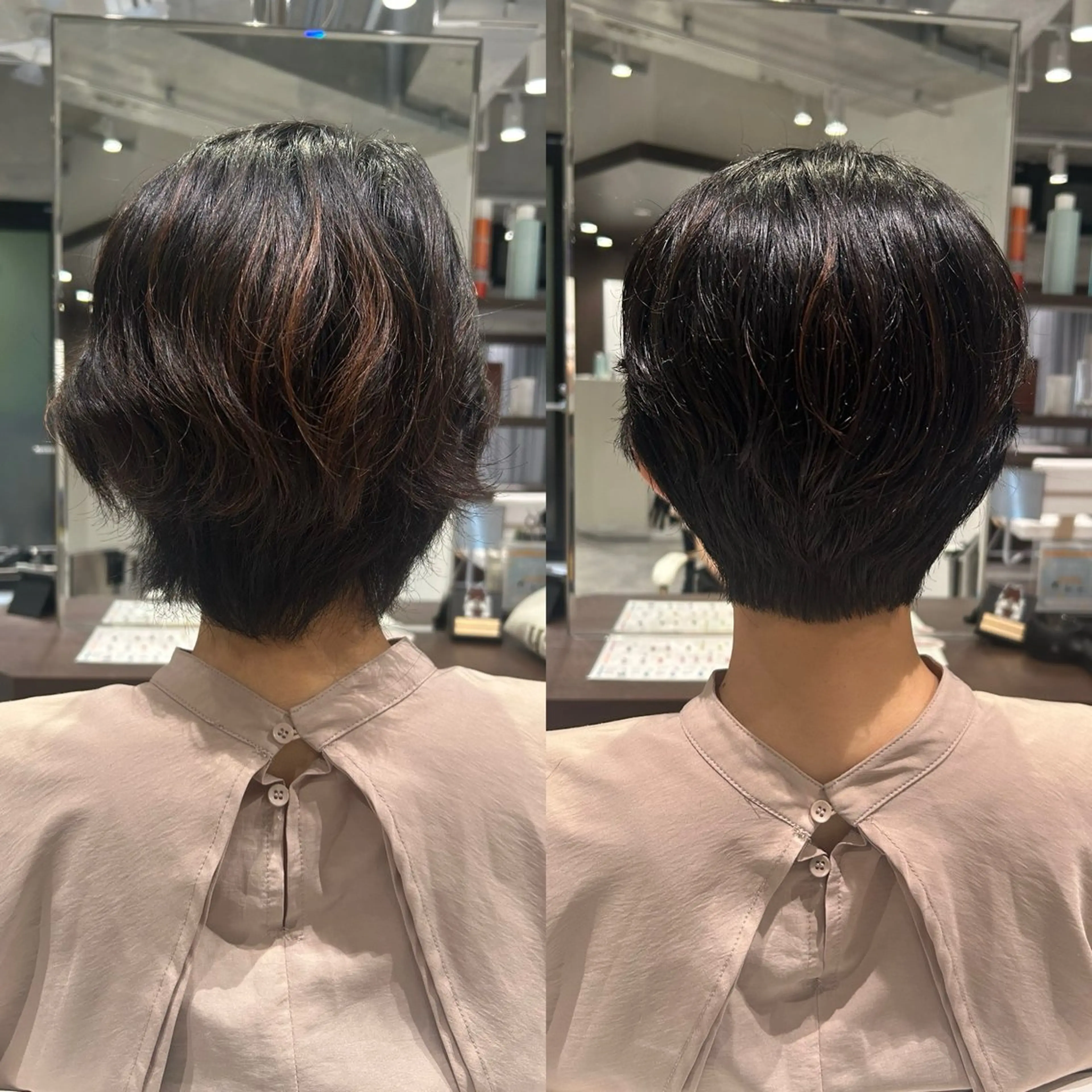 ショート 🫧透明感イルミナ カラー🫧三浦菜々子のヘアスタイル