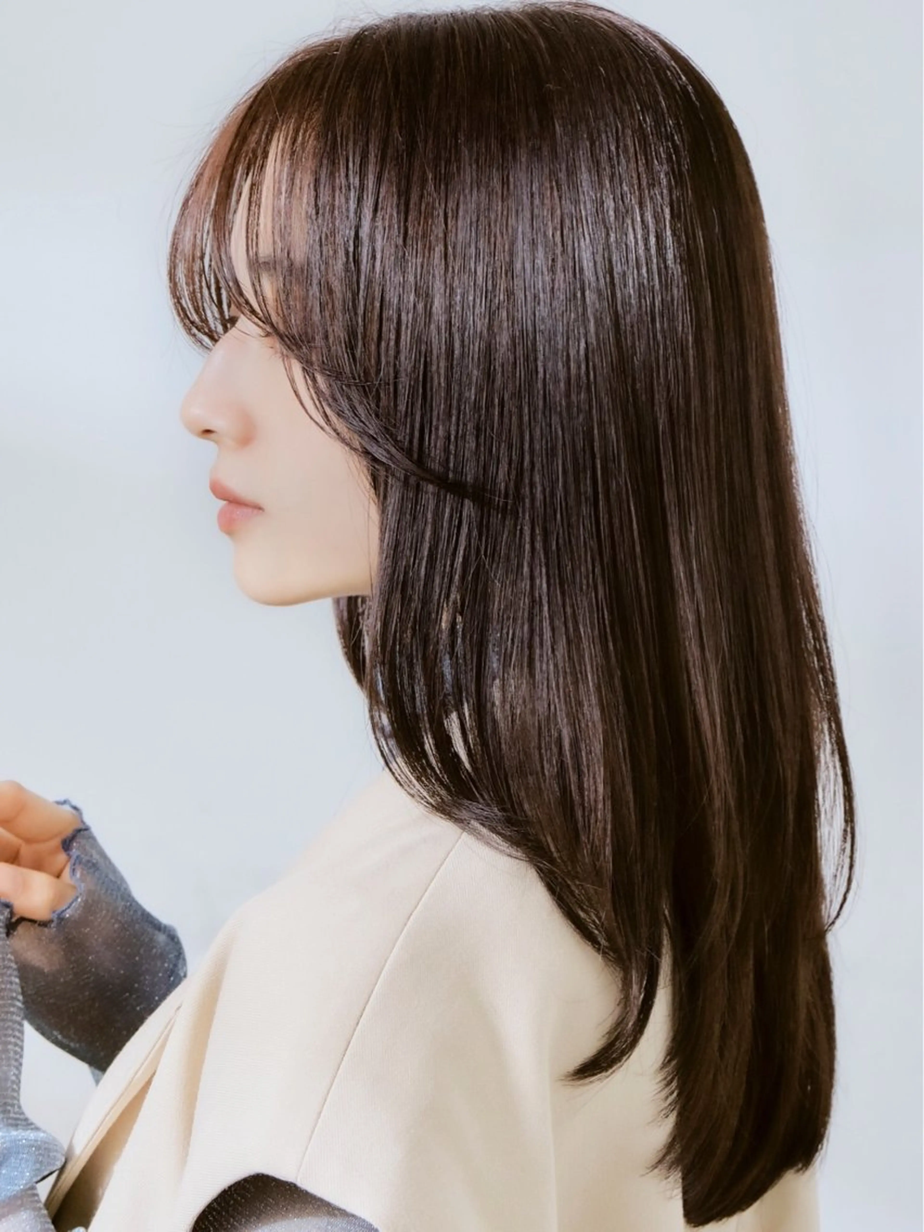 ミディアム Inity shojiのヘアスタイル