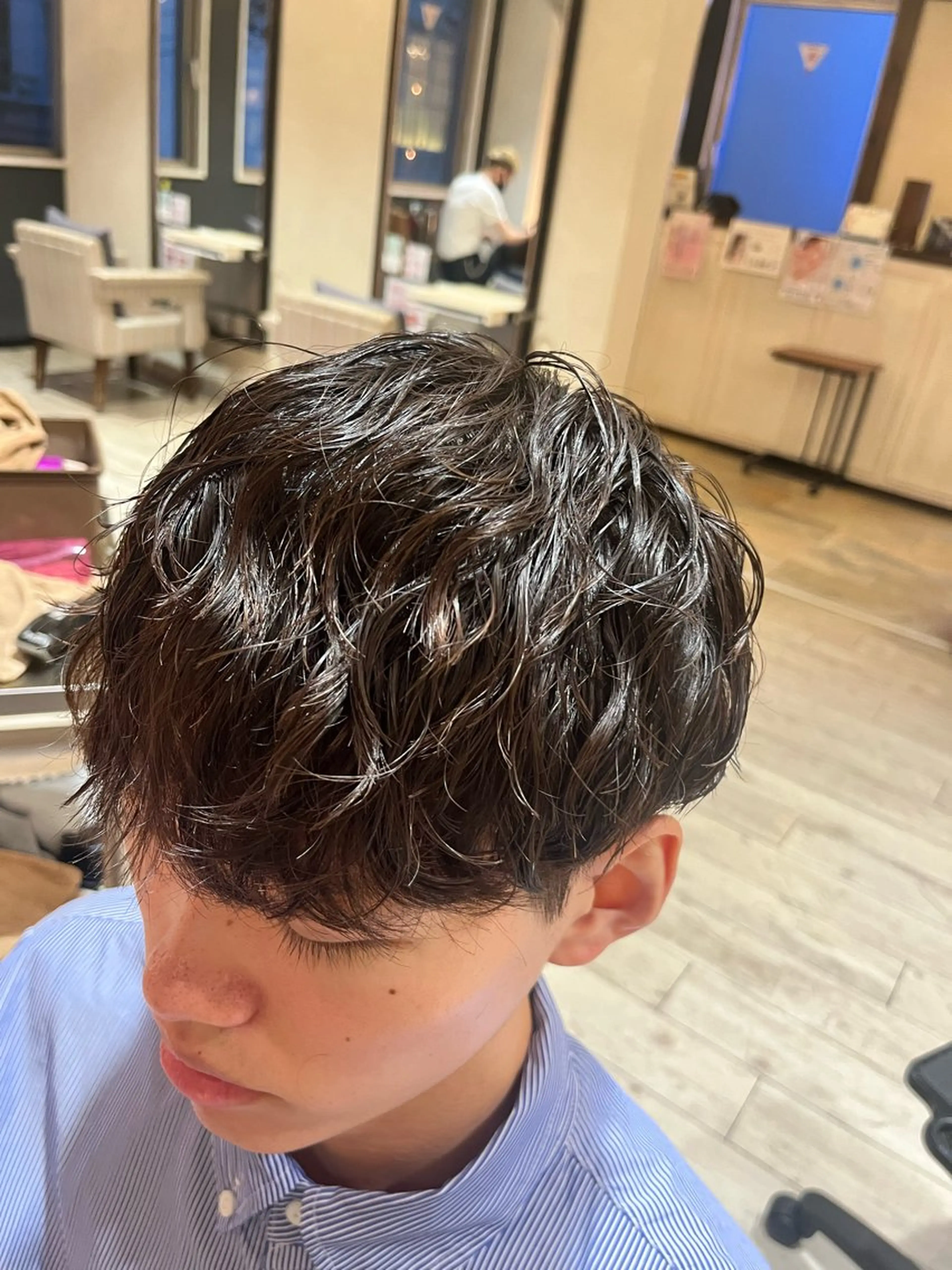 パーマ メンズ カット パーマ 友松 世奈のマツエク・マツパデザイン