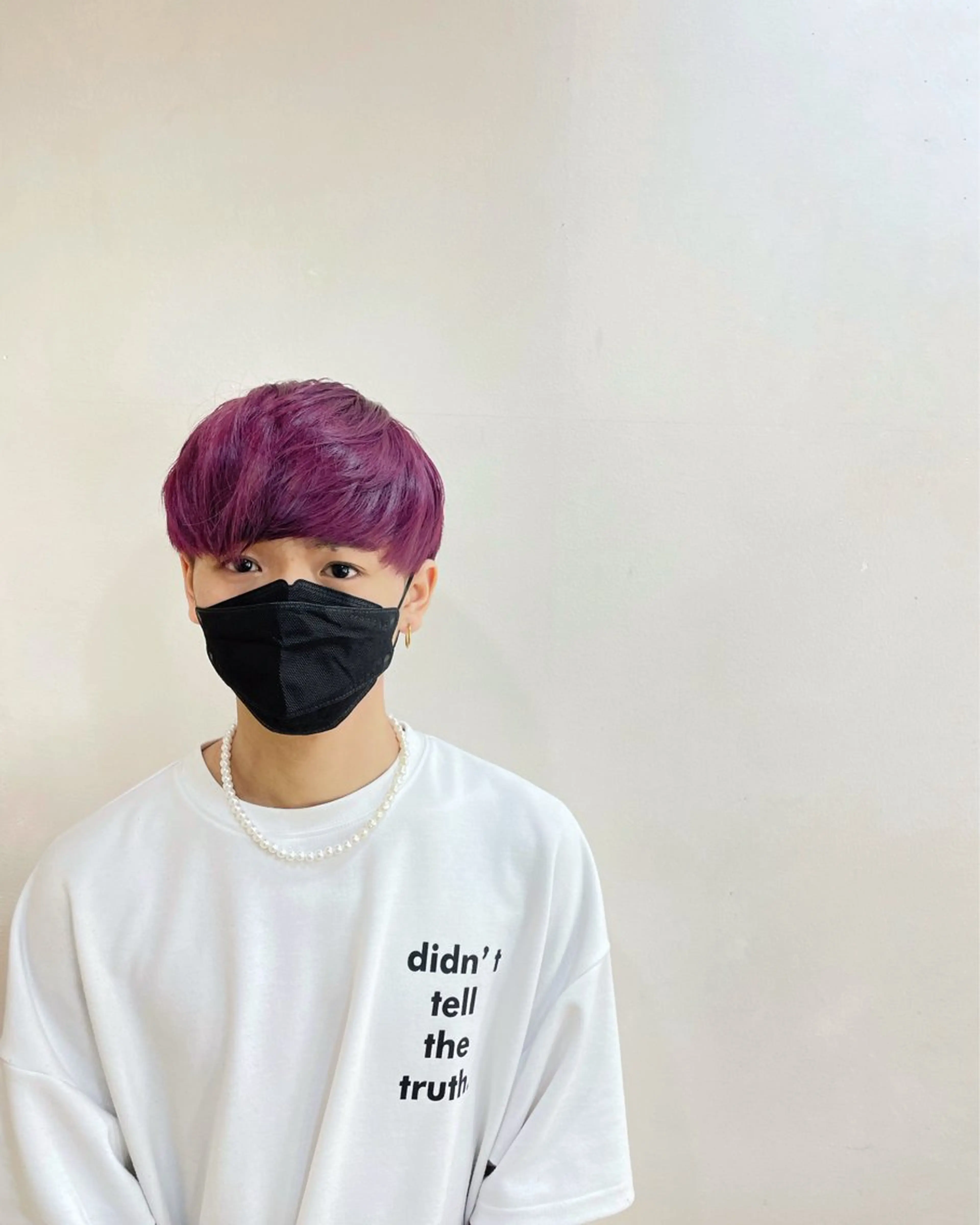 ショート メンズ マッシュ デザインカラー/ 推しの配色　肥後のヘアスタイル