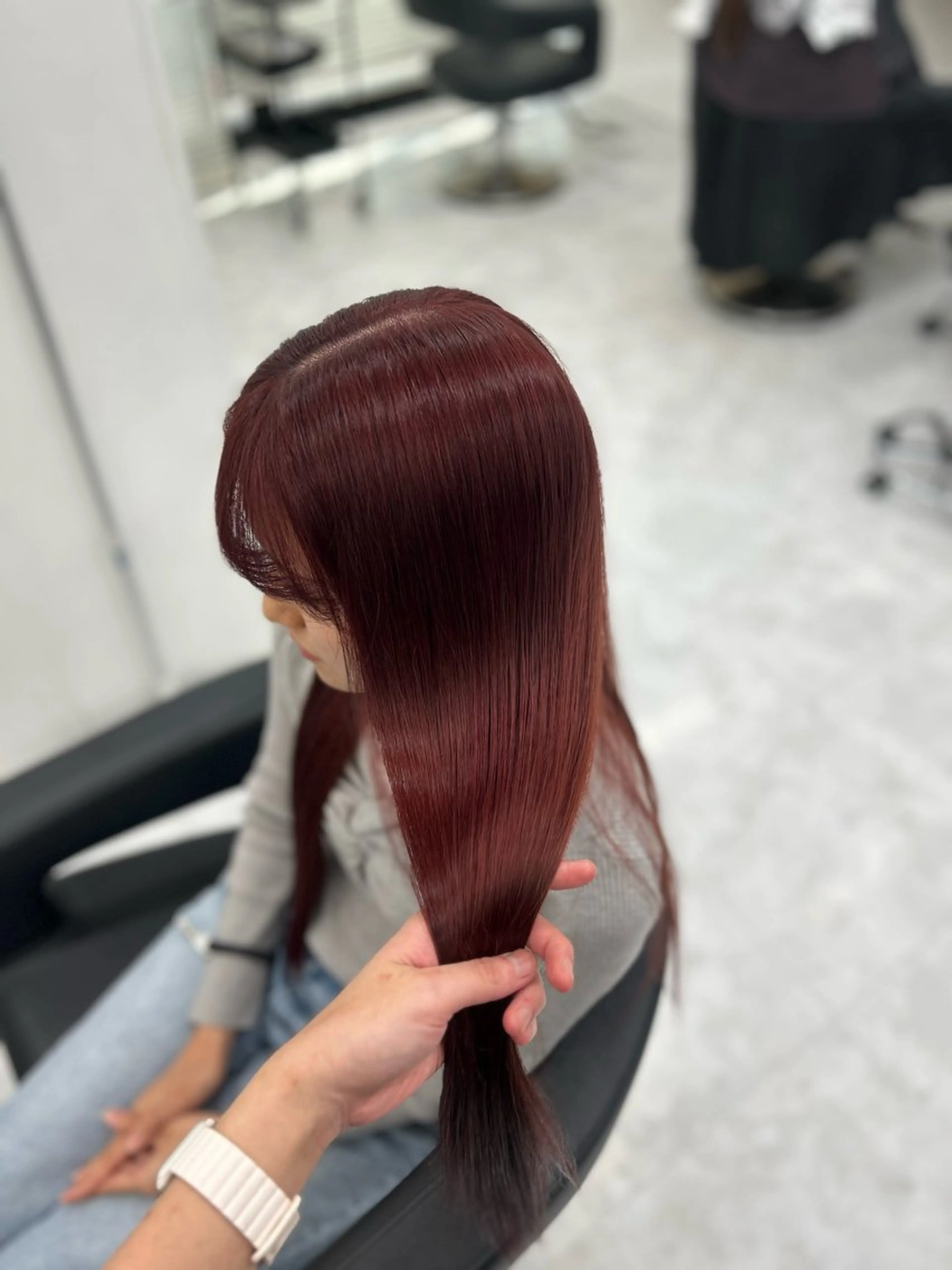 ロング ヘアカラー 🥀艶髪/似合わせ 暖色/まな🥀のヘアスタイル