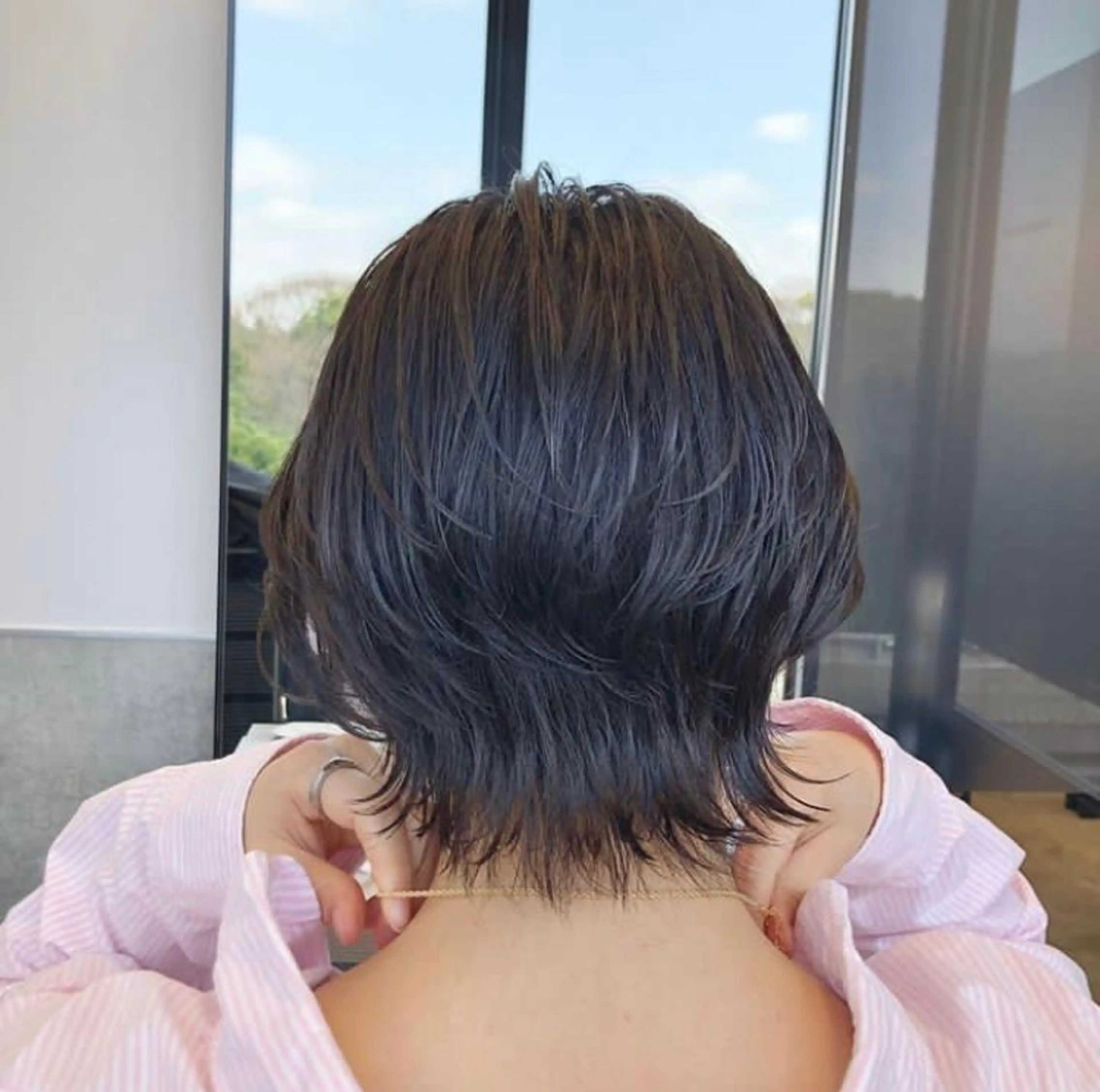 ショート カラー パーマ ヘアアレンジ メンズ キッズ メンズウルフカット ボブ ショートヘア ウルフカット ウルフボブ stylist 🎀 kanaのその他イメージ