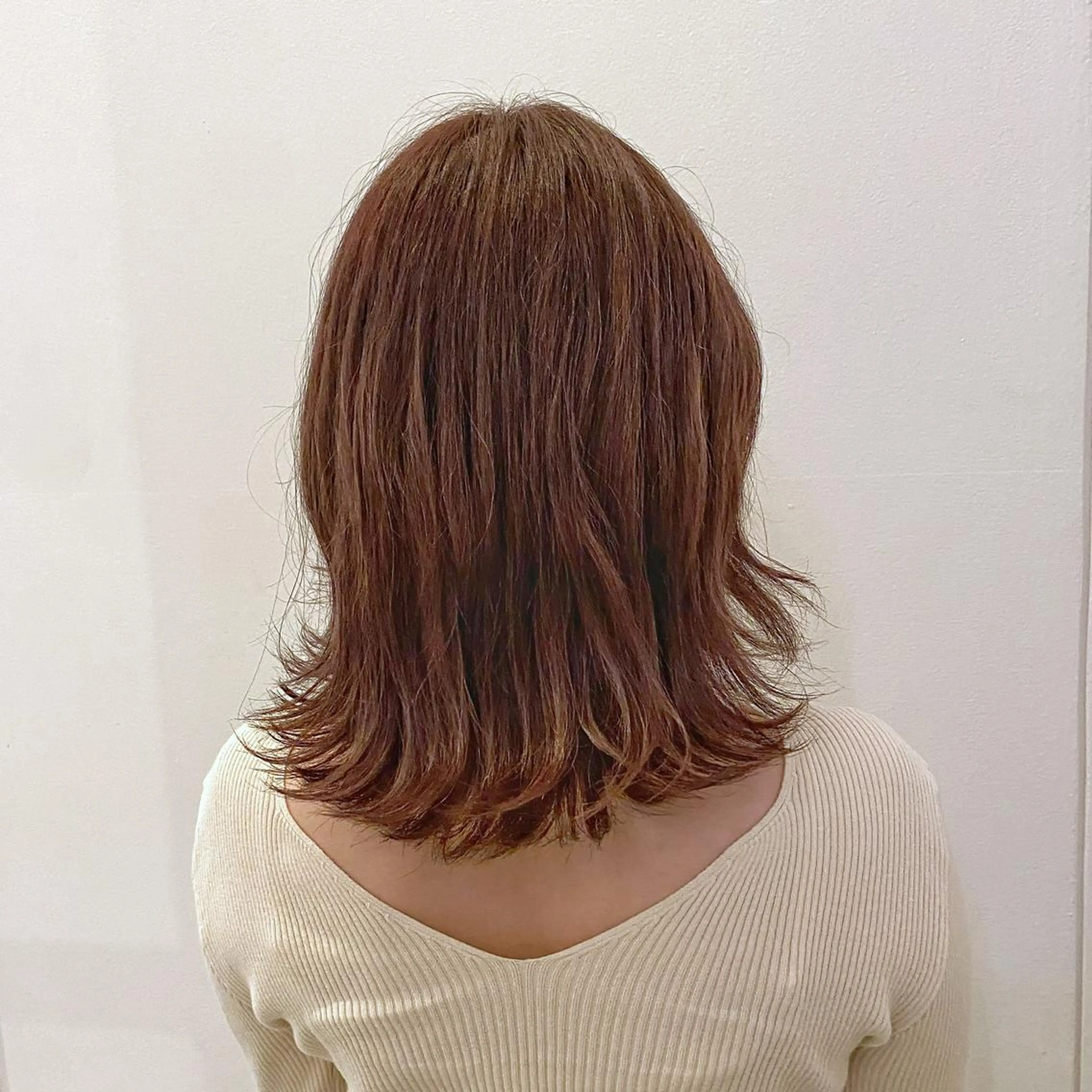 ミディアム カラー ベージュカラー ピンクカラー ピンクベージュ カット ヘアカラー トリートメント 🉐メンズヘア特化 men's/ケンイチのヘアスタイル