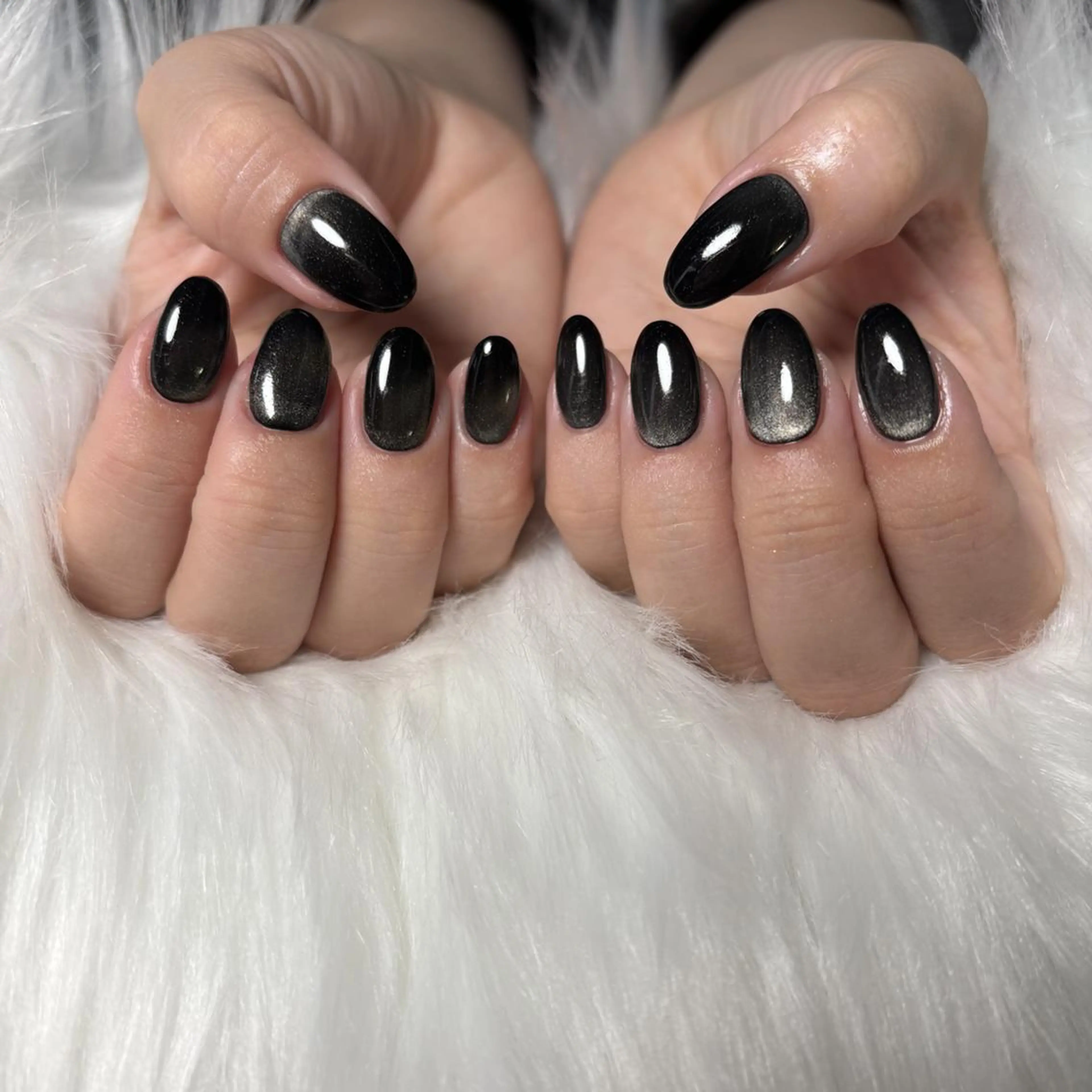 ネイル グラデーション マグネットネイル ハンドネイル nail salon Libertyのネイルデザイン