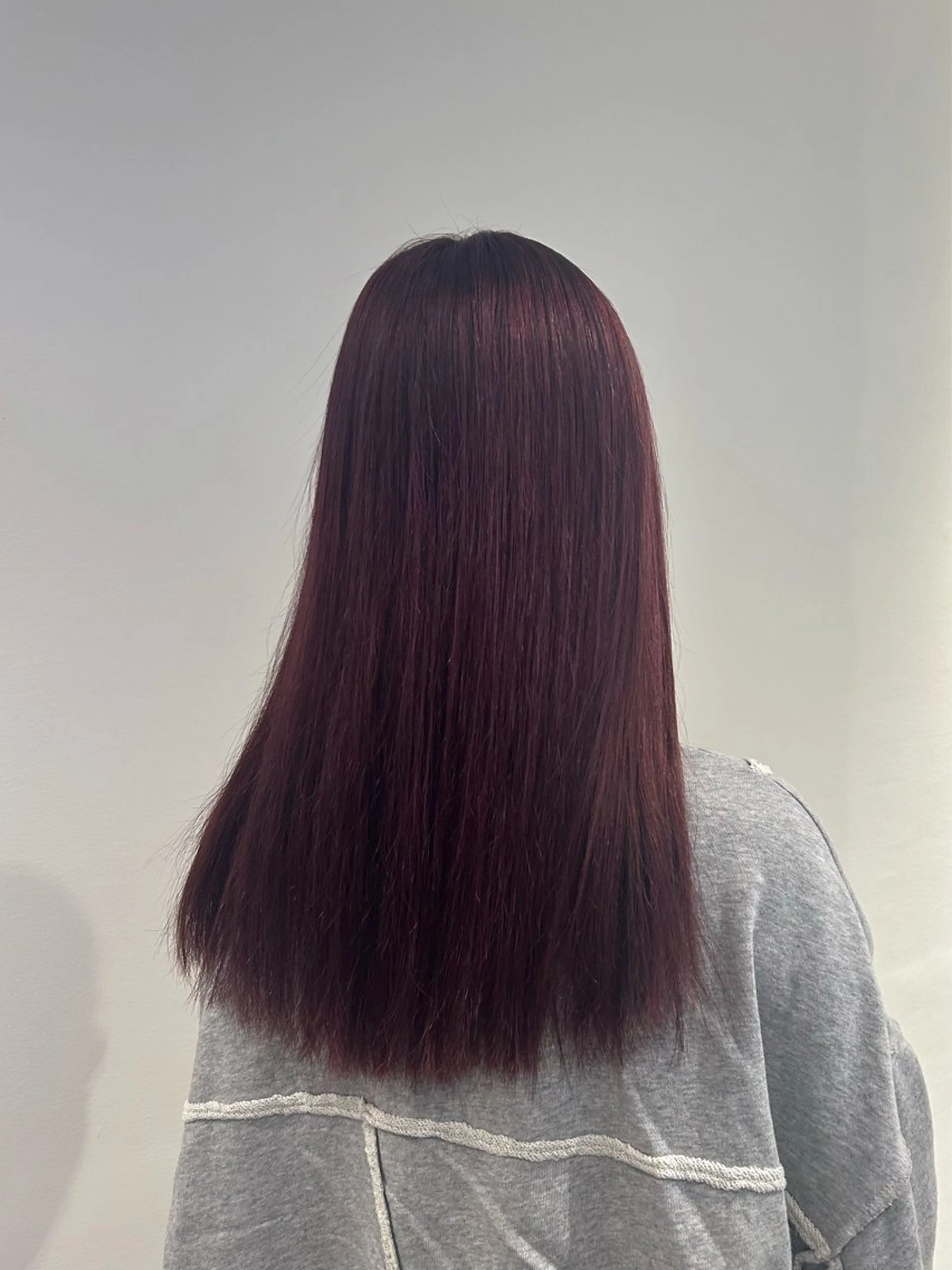 セミロング カラー ラベンダーカラー ラベンダーピンク ピンクカラー ヘアカラー LiEn hair’s BEAU group所属・青山 里帆のヘアスタイル